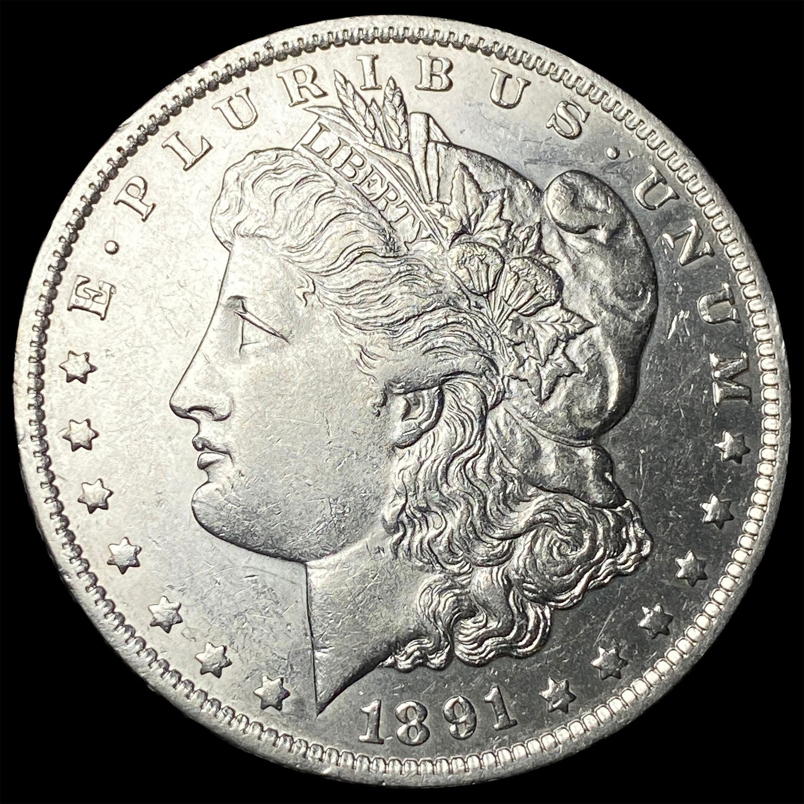 1891-O Silver Morgan Dollar CLOSELY UNCIRCULATED (1 of 2)