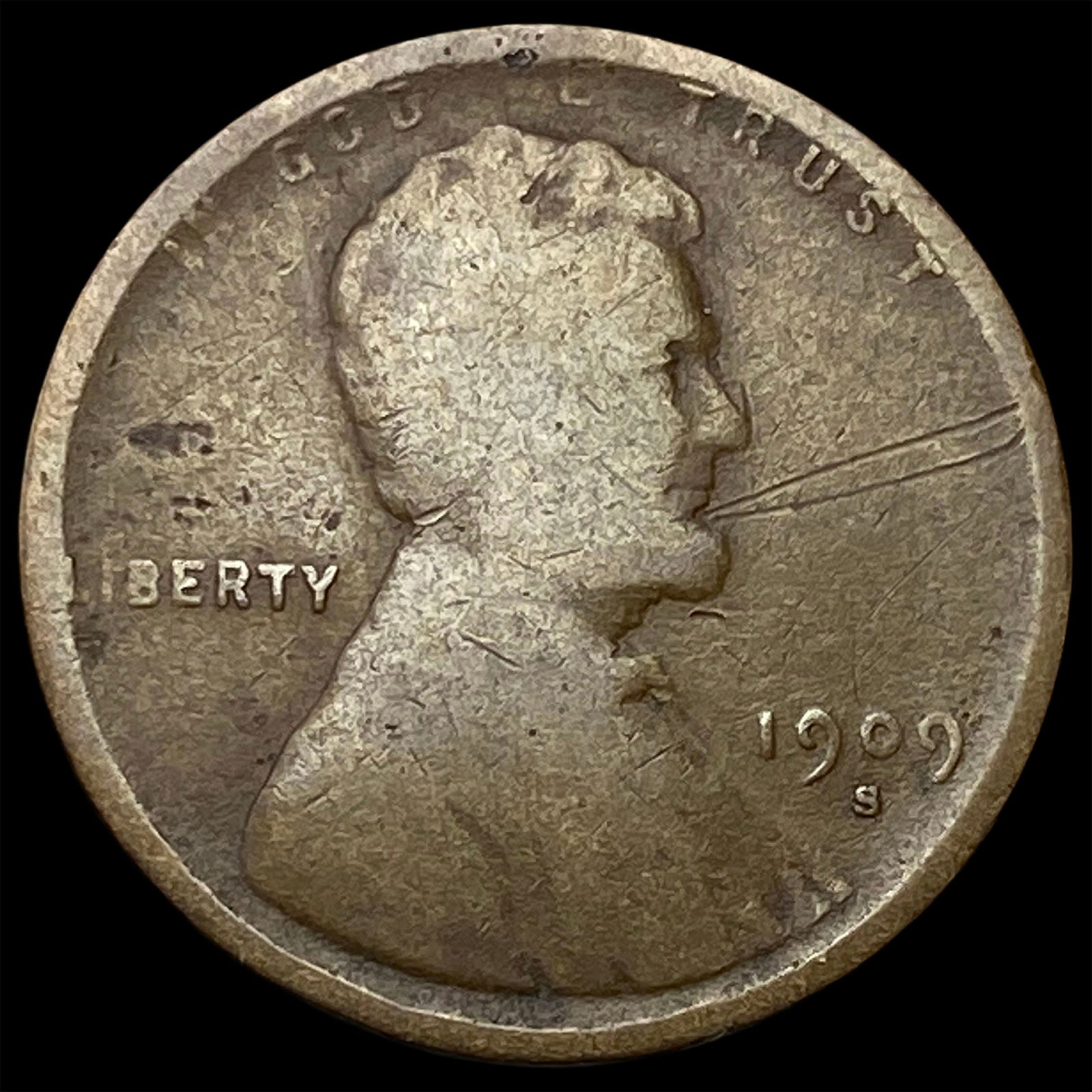 1909-S Lincoln Wheat Cent UNCIRCULATED (1 of 2)