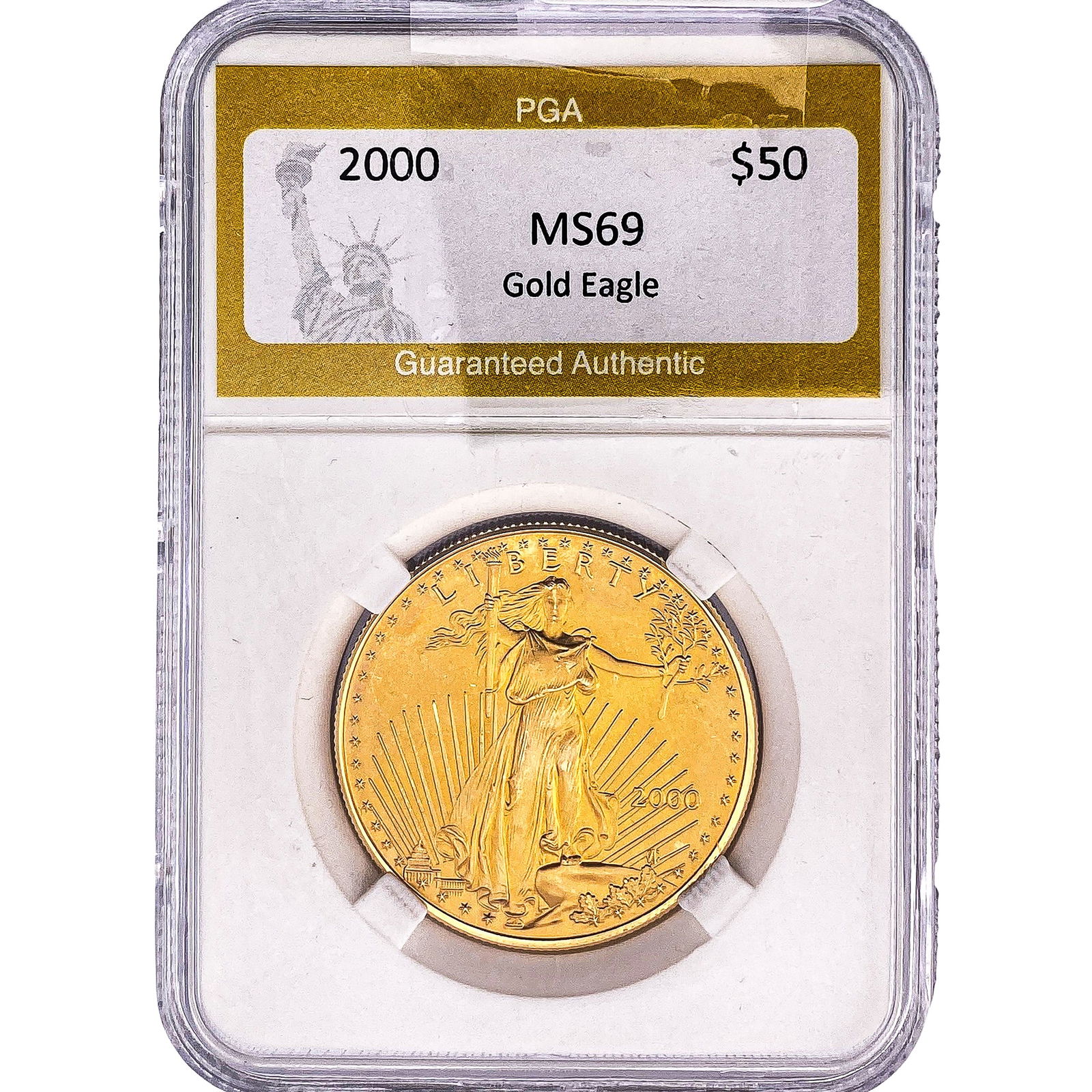 2000 1oz $50 Gold Eagle PGA MS69 (1 of 2)