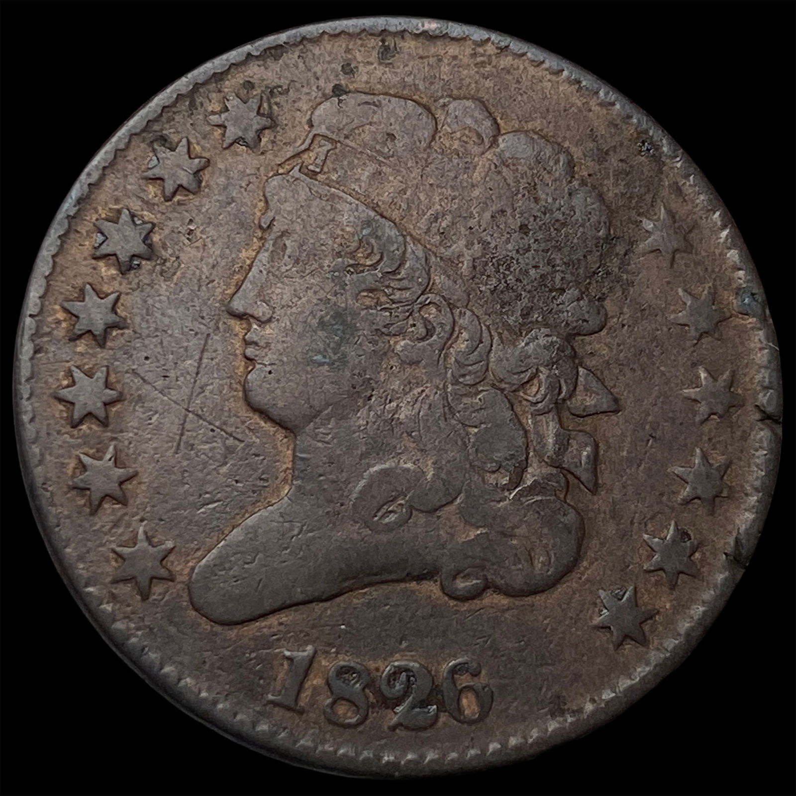 1826 Classic Head Half Cent ABOUT UNCIRCULATED (1 of 2)