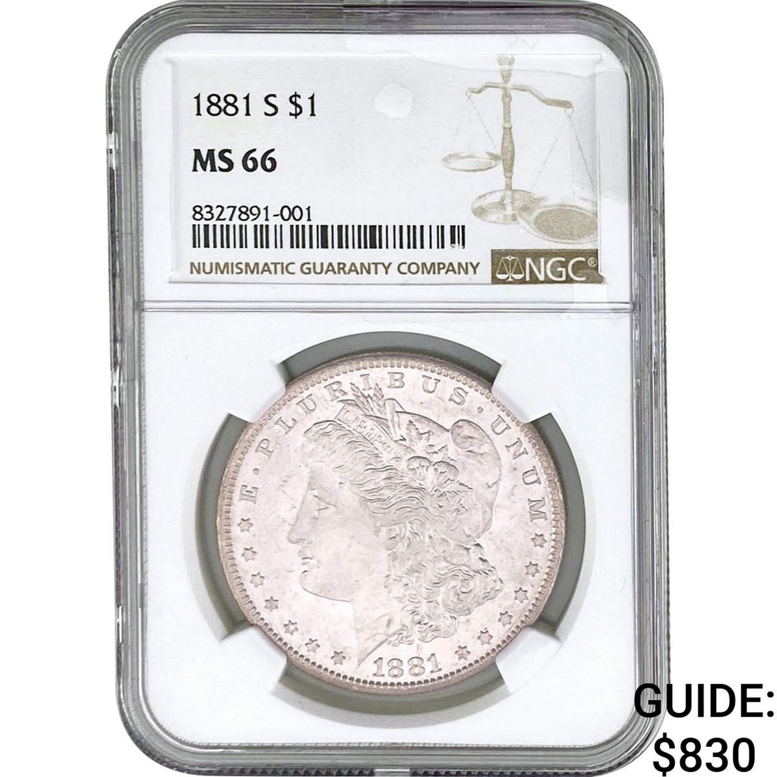 1881-S Morgan Silver Dollar NGC MS66 (1 of 2)