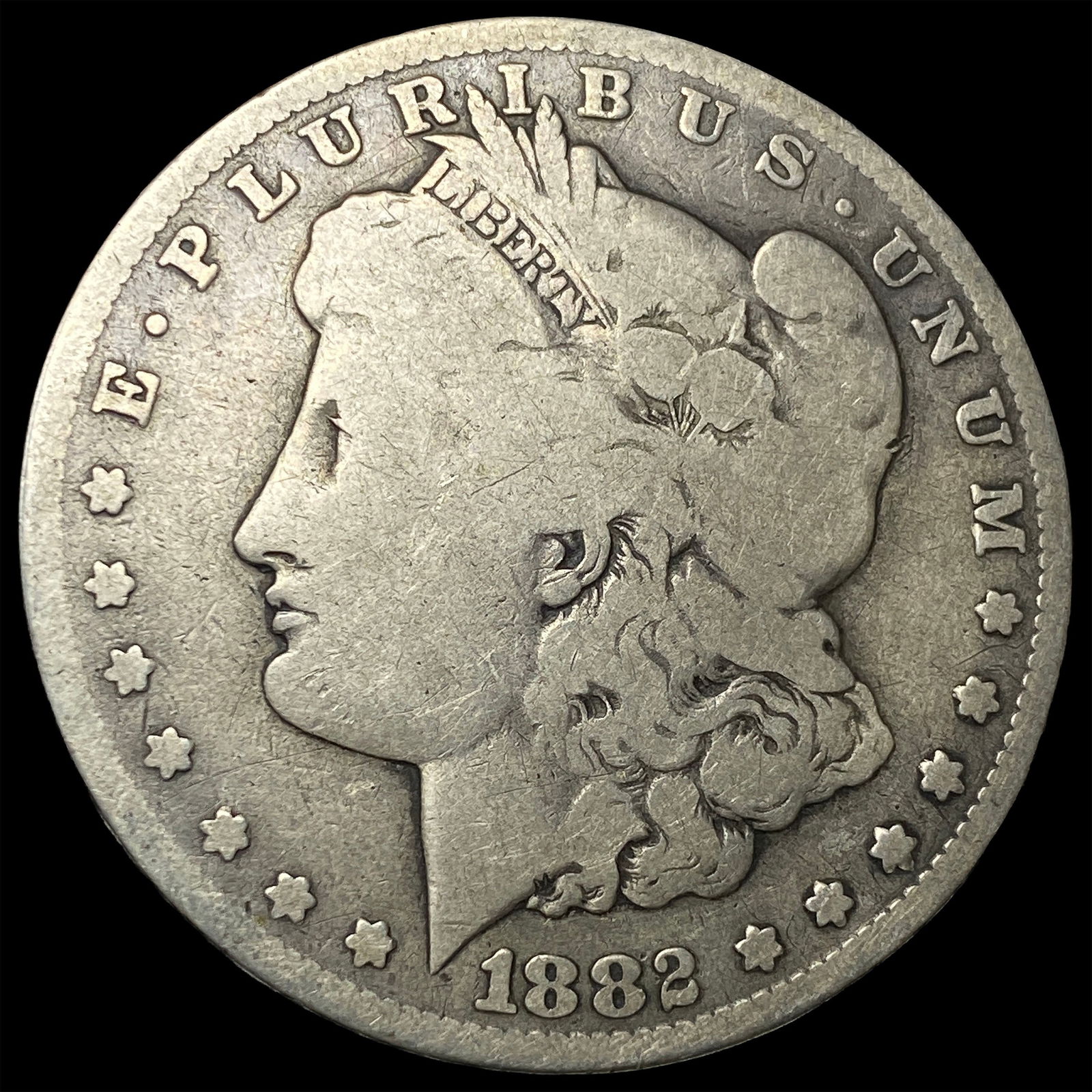 1882-CC Silver Morgan Dollar NICELY CIRCULATED (1 of 2)