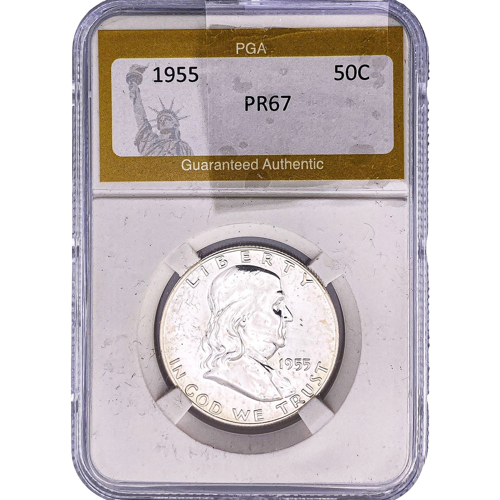 1955 Franklin Half Dollar PGA PR67 (1 of 2)