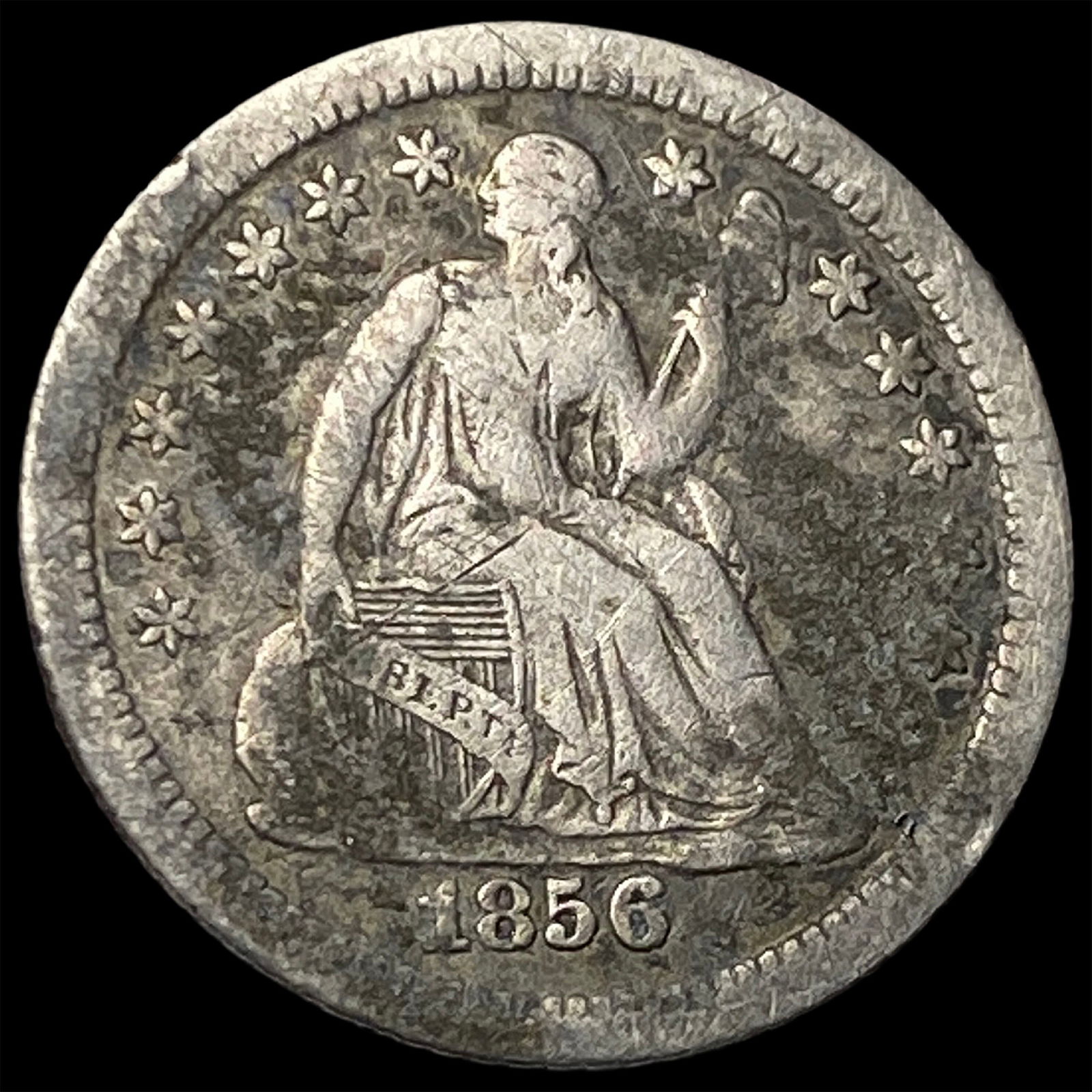 1856-O Silver Half Dime HIGH GRADE: 1856-O Silver Half Dime HIGH GRADE