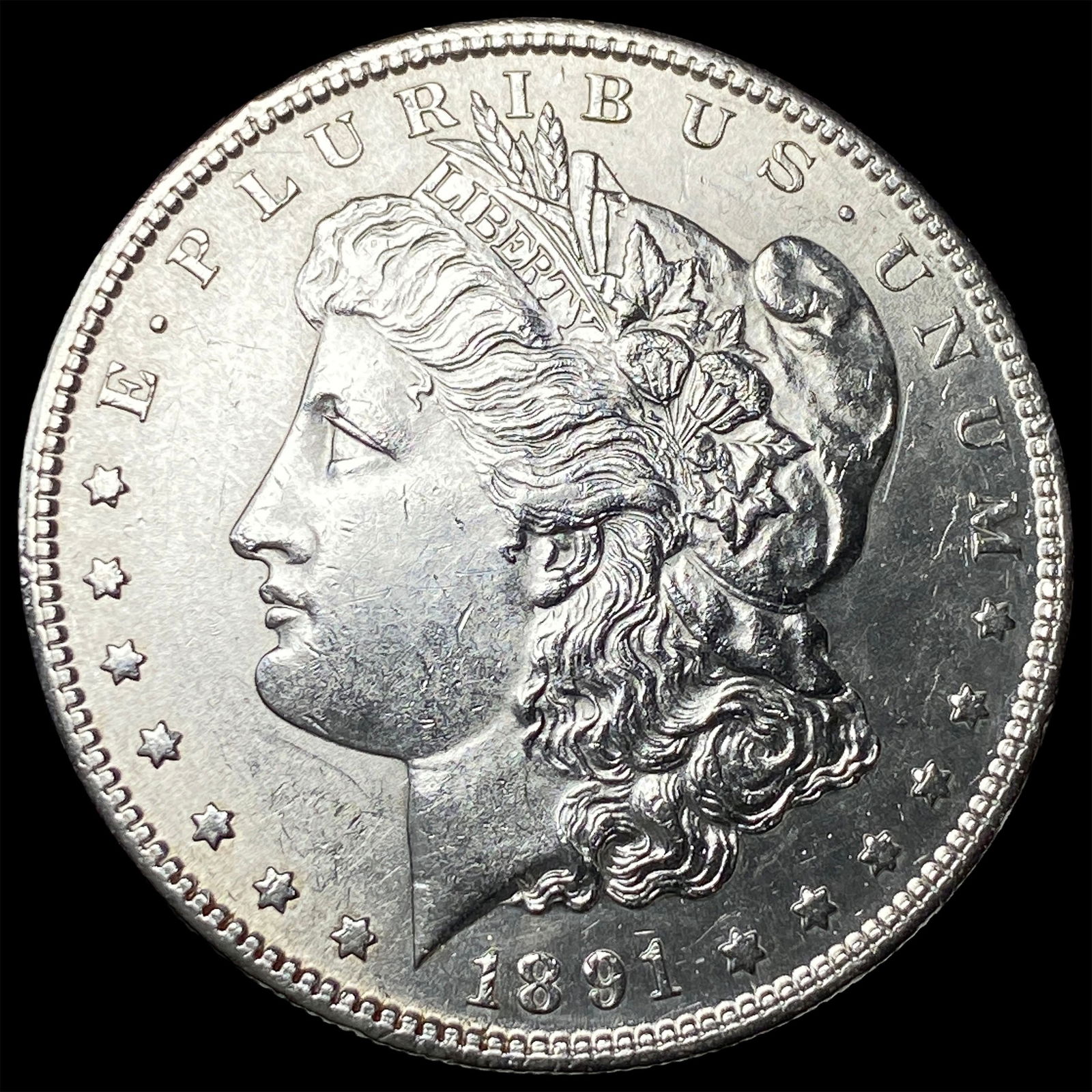 1891-S Silver Morgan Dollar UNCIRCULATED: 1891-S Silver Morgan Dollar UNCIRCULATED