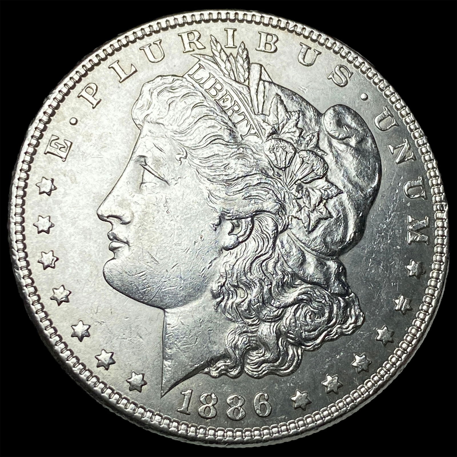 1886 Silver Morgan Dollar UNCIRCULATED: 1886 Silver Morgan Dollar UNCIRCULATED