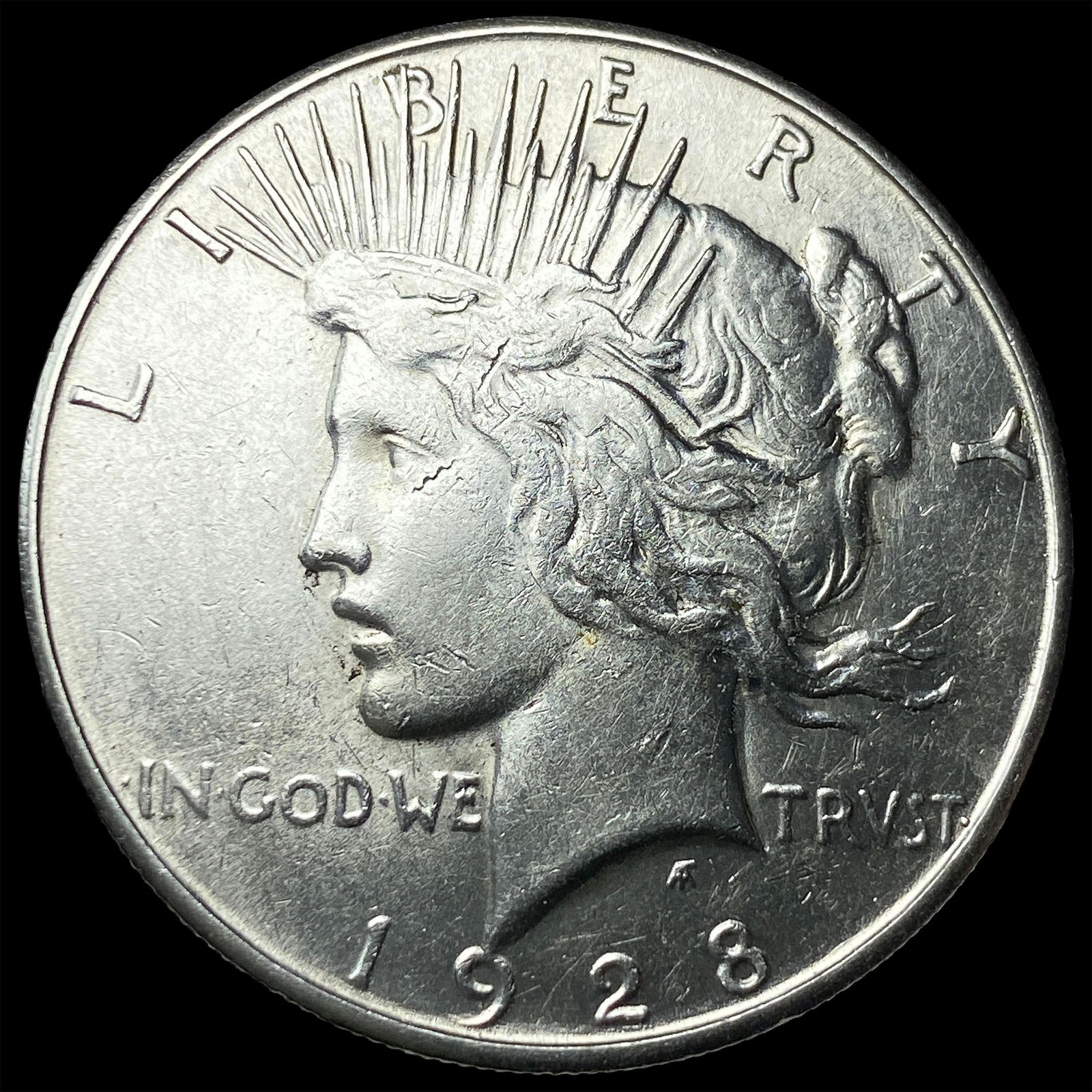 1928-S Silver Peace Dollar UNCIRCULATED: 1928-S Silver Peace Dollar UNCIRCULATED