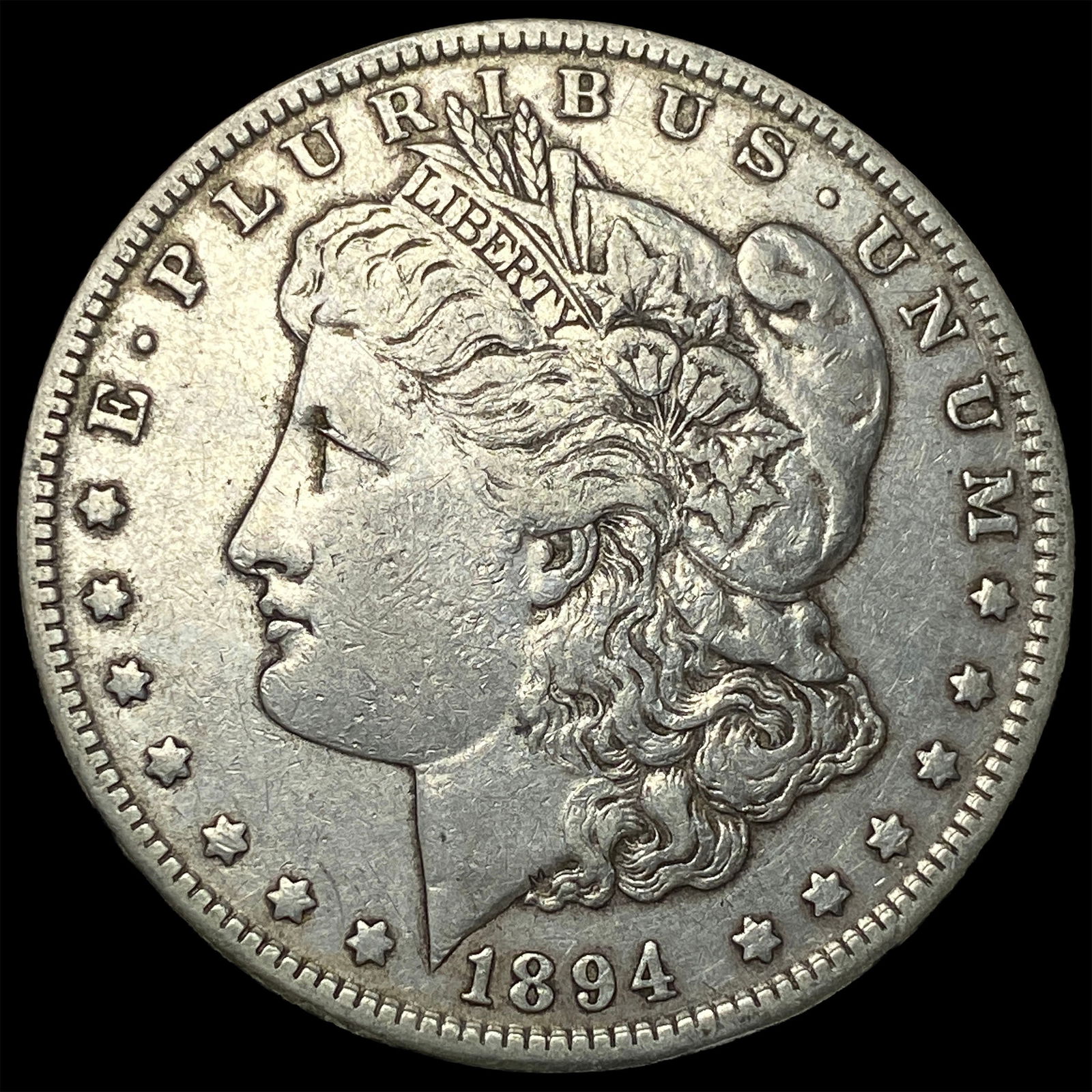 1894-O Silver Morgan Dollar NEARLY UNCIRCULATED: 1894-O Silver Morgan Dollar NEARLY UNCIRCULATED