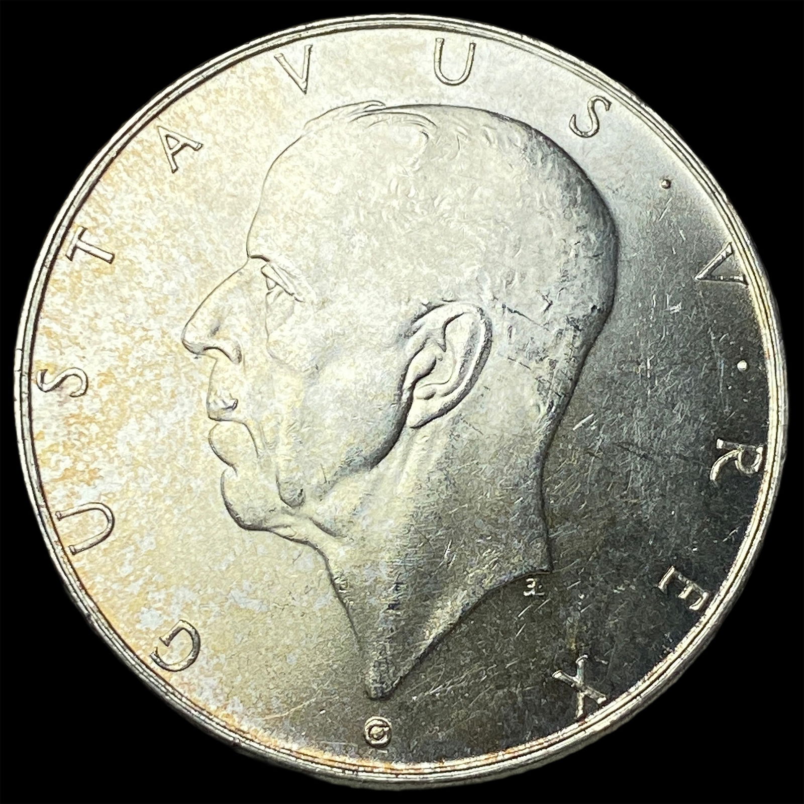 1938 Sweden Silver 2 Kroner UNCIRCULATED: 1938 Sweden Silver 2 Kroner UNCIRCULATED