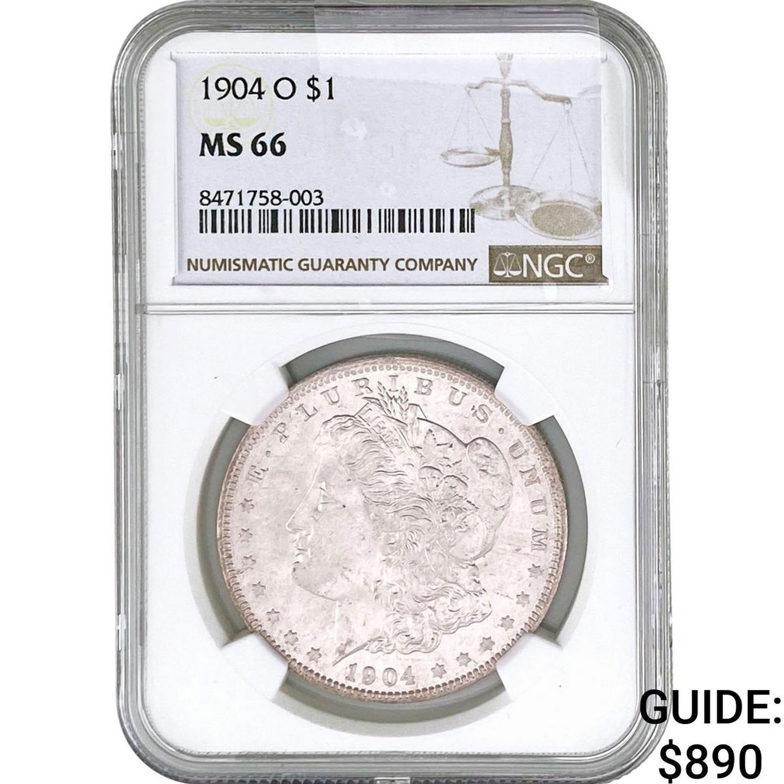 1904-O Morgan Silver Dollar NGC MS66 (1 of 2)