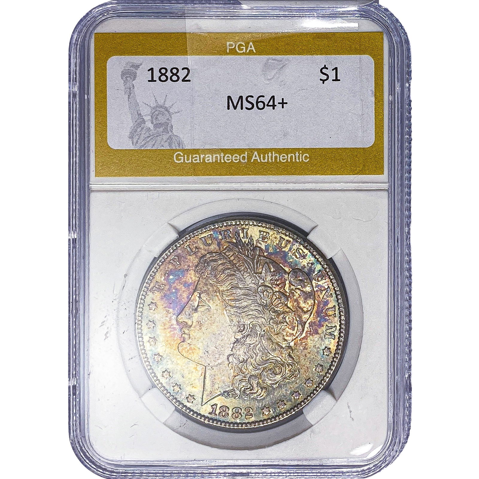 1882 Morgan Silver Dollar PGA MS64+ (1 of 2)