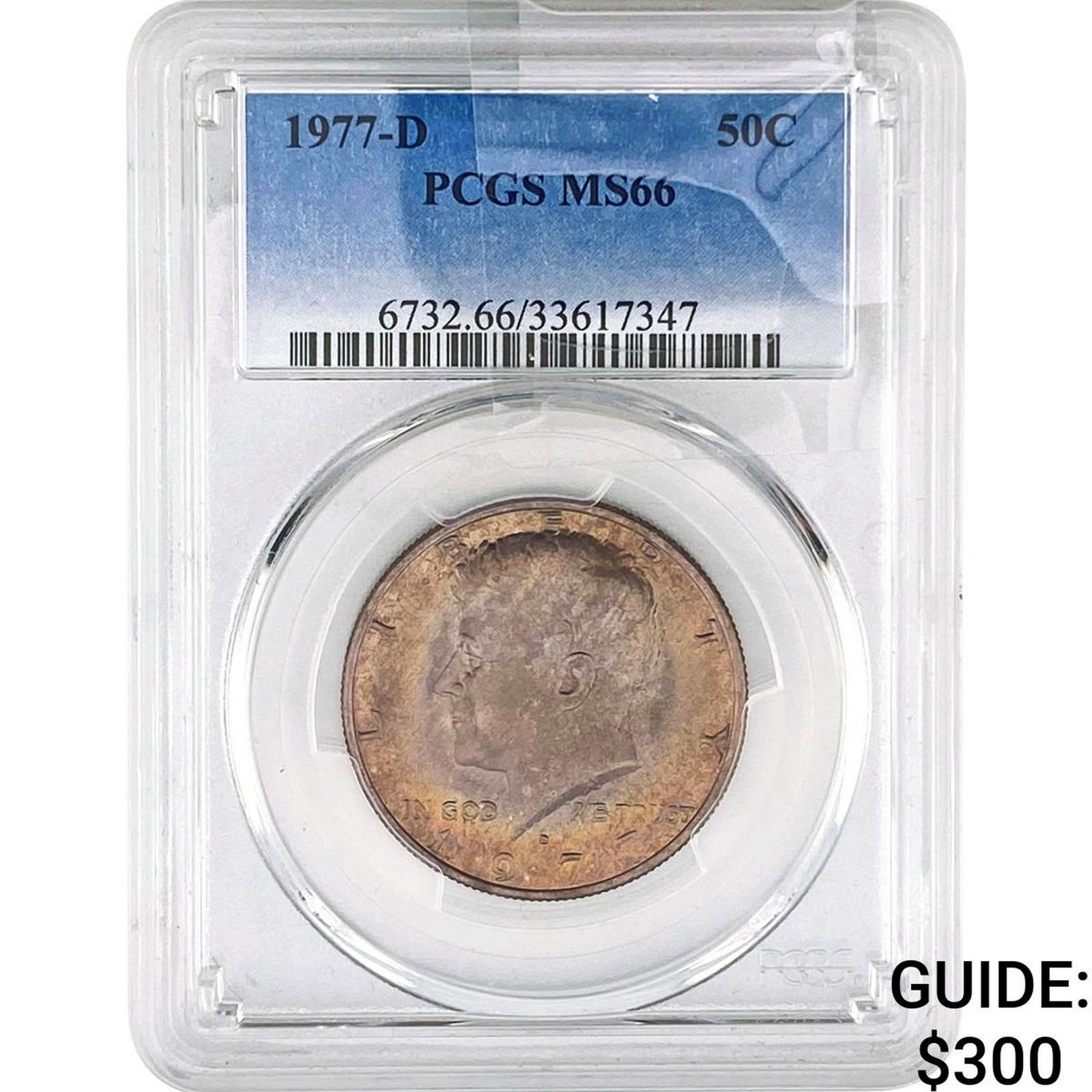 1977-D Kennedy Half Dollar PCGS MS66 (1 of 2)