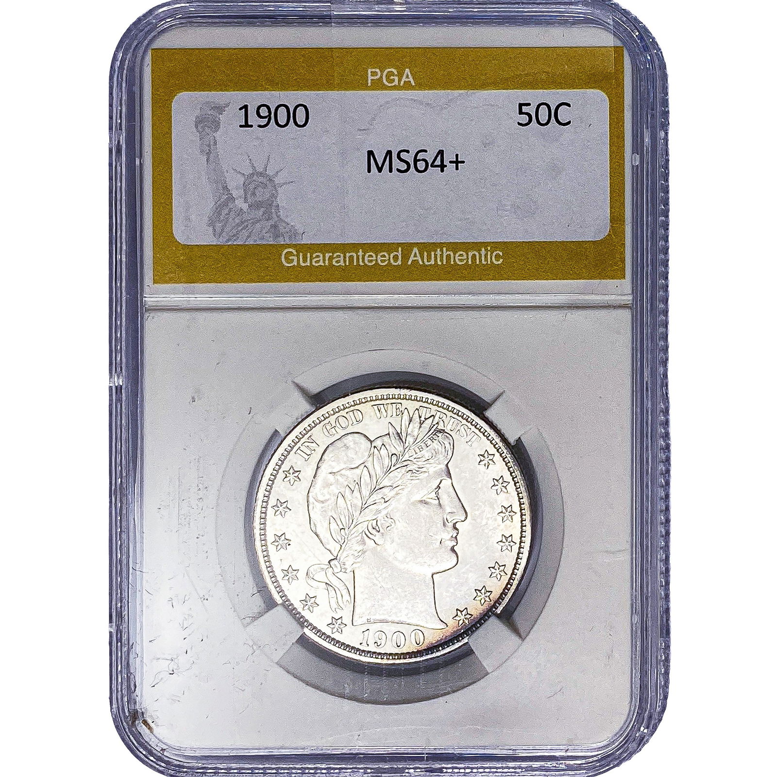 1900 Barber Half Dollar PGA MS64+: 1900 Barber Half Dollar PGA MS64+