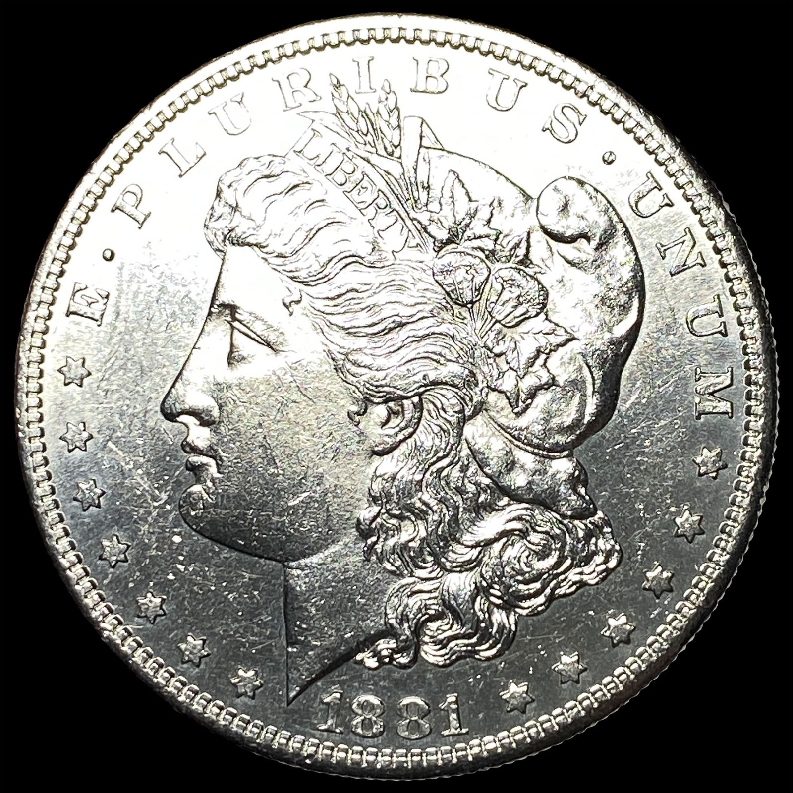 1881-S Silver Morgan Dollar UNCIRCULATED: 1881-S Silver Morgan Dollar UNCIRCULATED