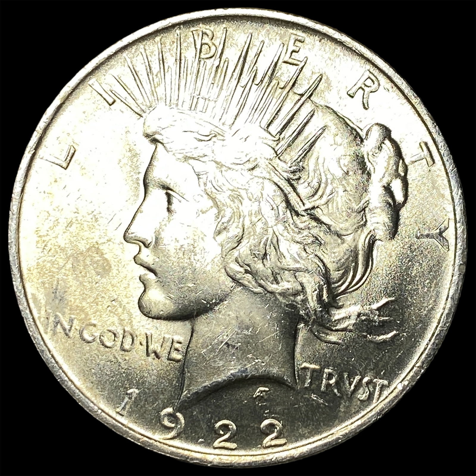 1922-S Silver Peace Dollar UNCIRCULATED: 1922-S Silver Peace Dollar UNCIRCULATED