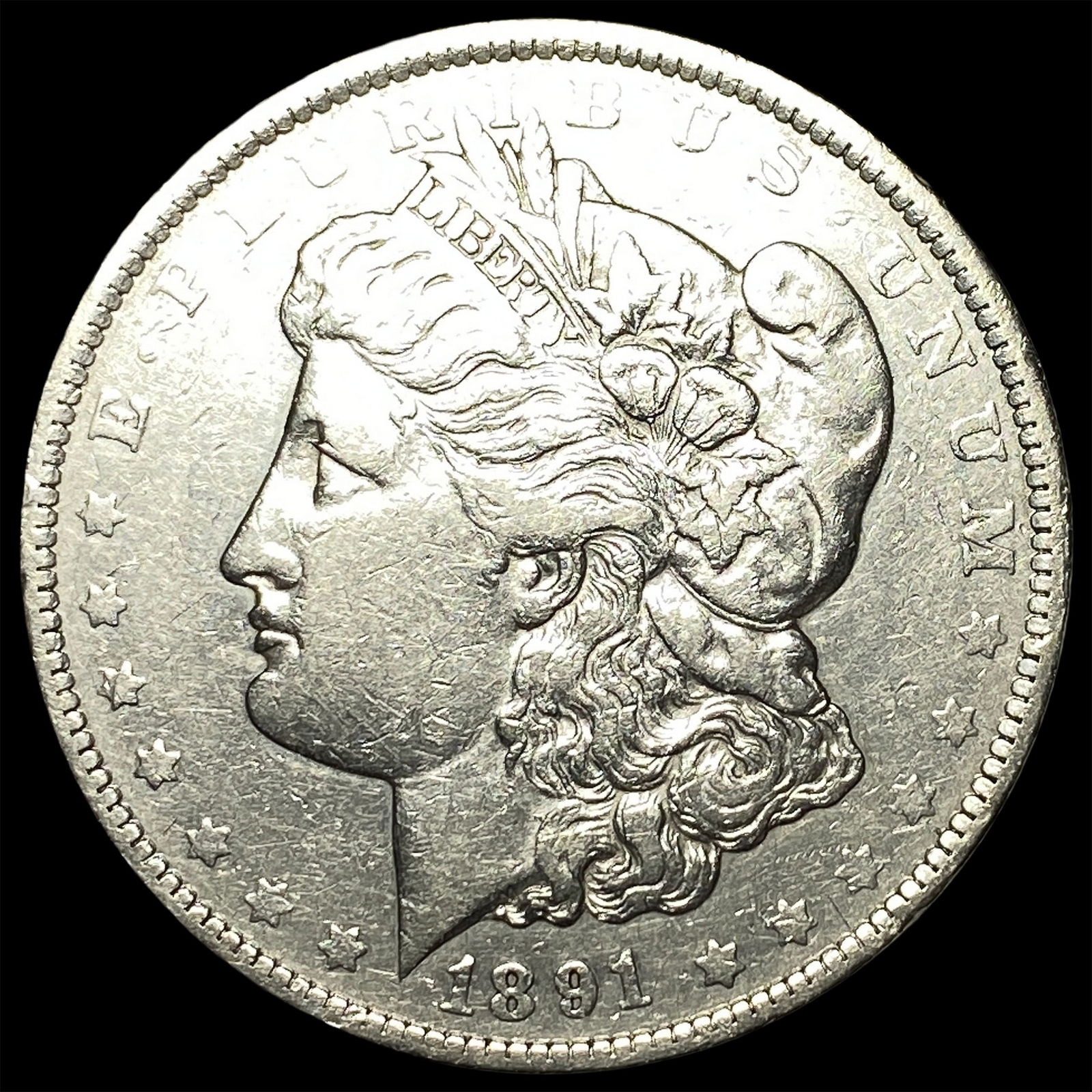 1891-O Silver Morgan Dollar CLOSELY UNCIRCULATED: 1891-O Silver Morgan Dollar CLOSELY UNCIRCULATED