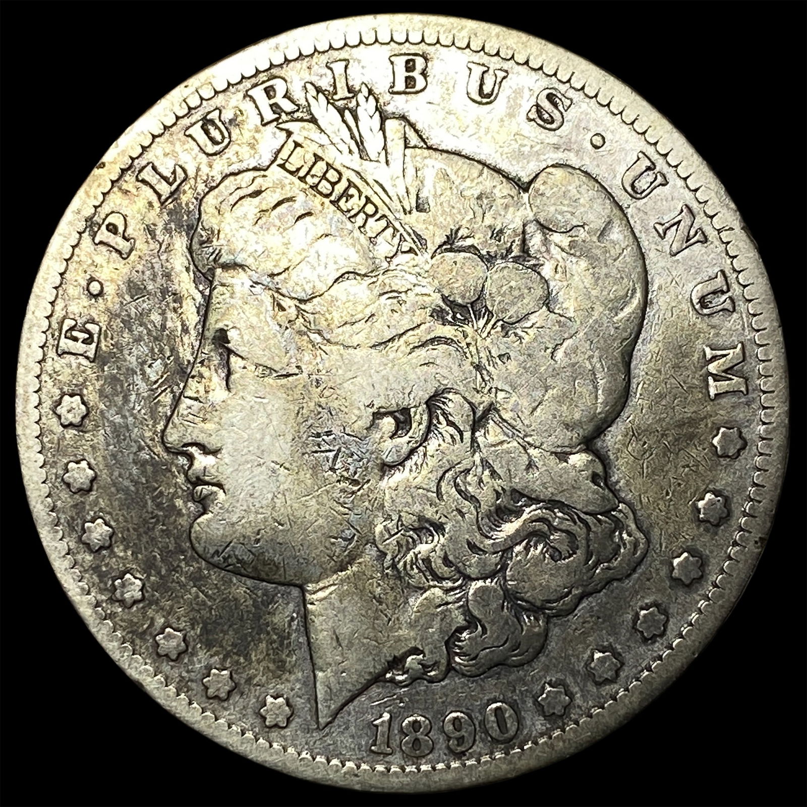 1890-CC Silver Morgan Dollar NICELY CIRCULATED: 1890-CC Silver Morgan Dollar NICELY CIRCULATED