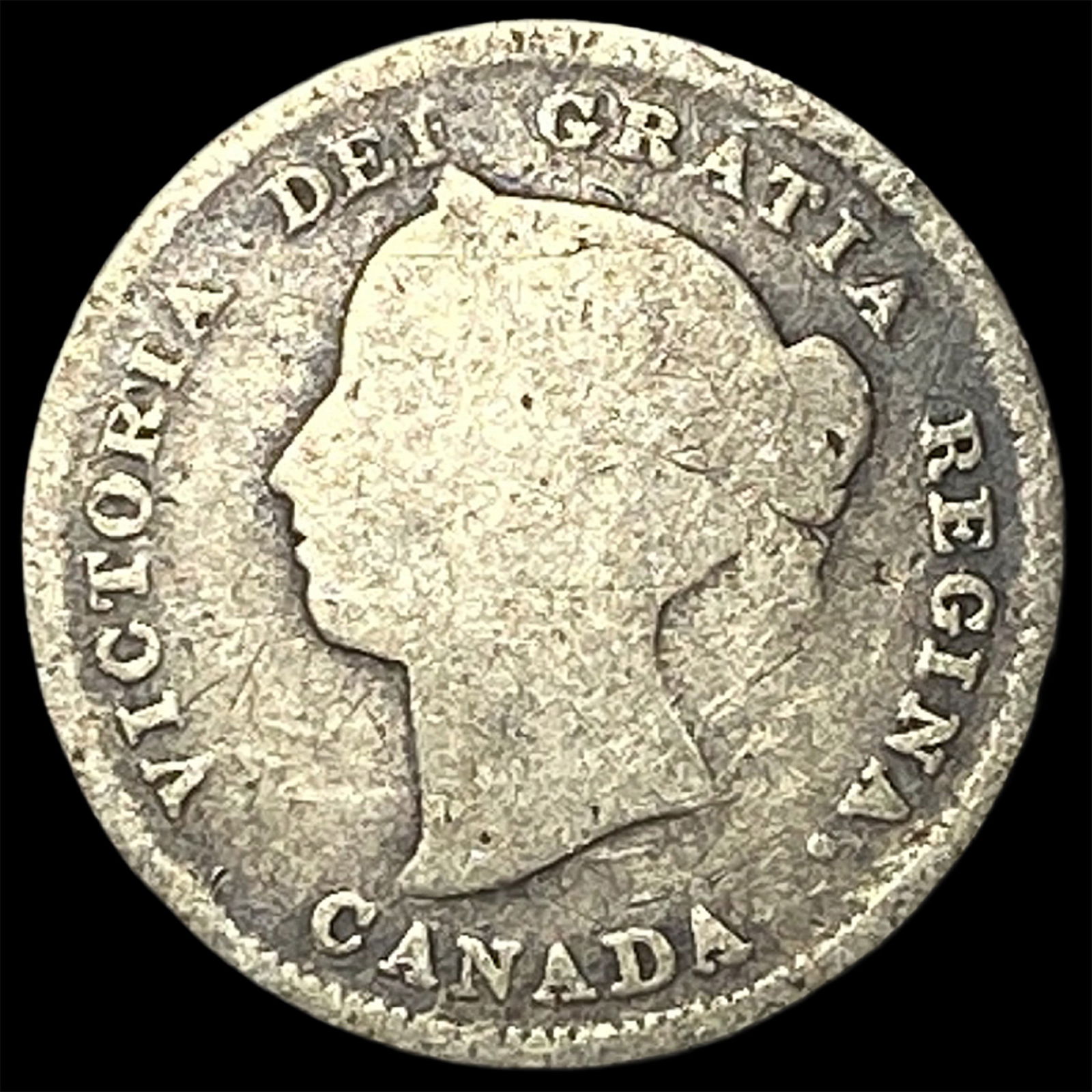 1889 Canada Silver 5 Cents NICELY CIRCULATED (1 of 2)