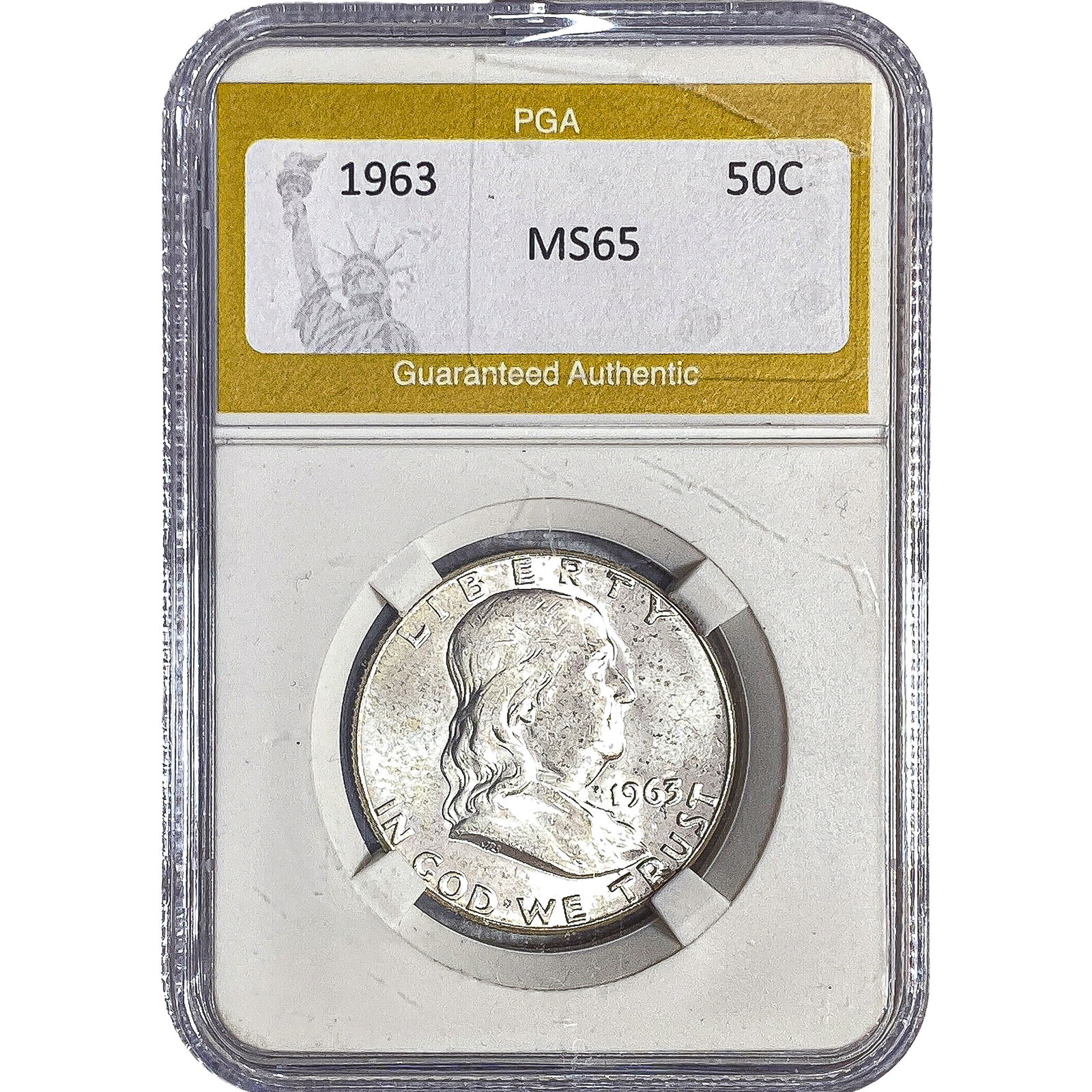 1963 Franklin Half Dollar PGA MS65 (1 of 2)