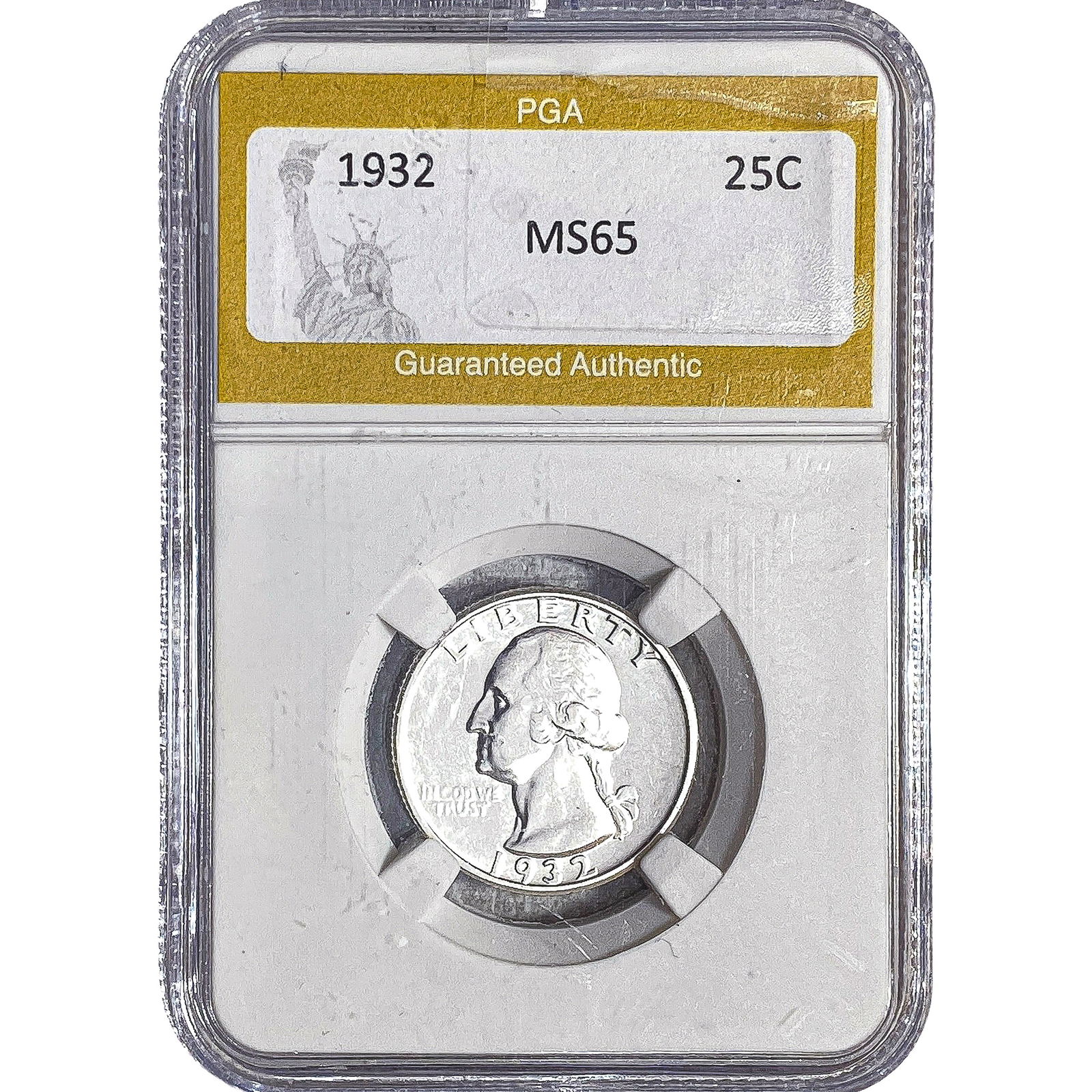 1932 Washington Silver Quarter PGA MS65: 1932 Washington Silver Quarter PGA MS65