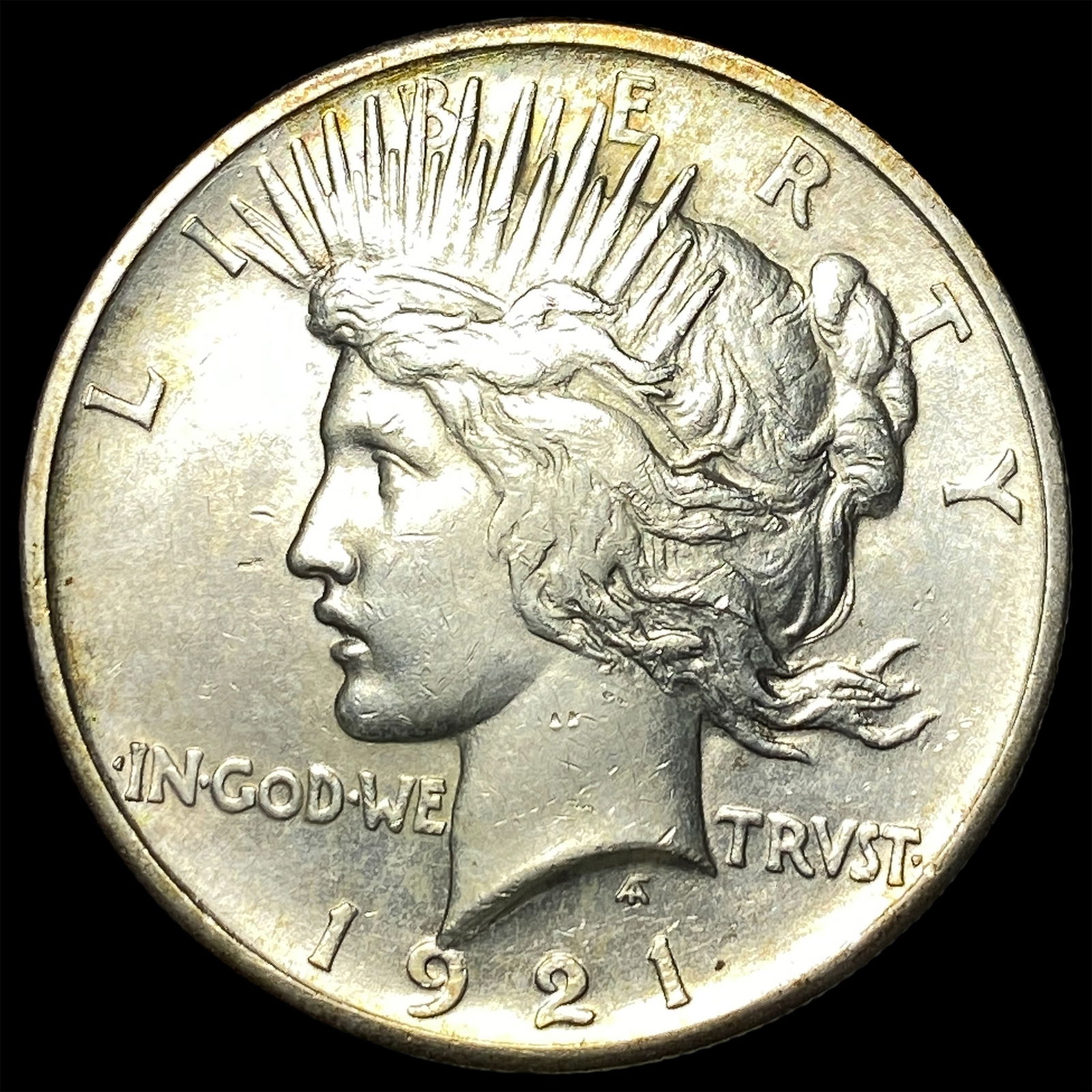 1921 Silver Peace Dollar CHOICE AU (1 of 2)