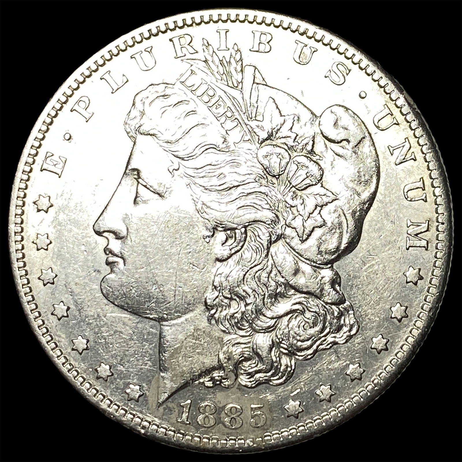 1885-S Silver Morgan Dollar CLOSELY UNCIRCULATED (1 of 2)