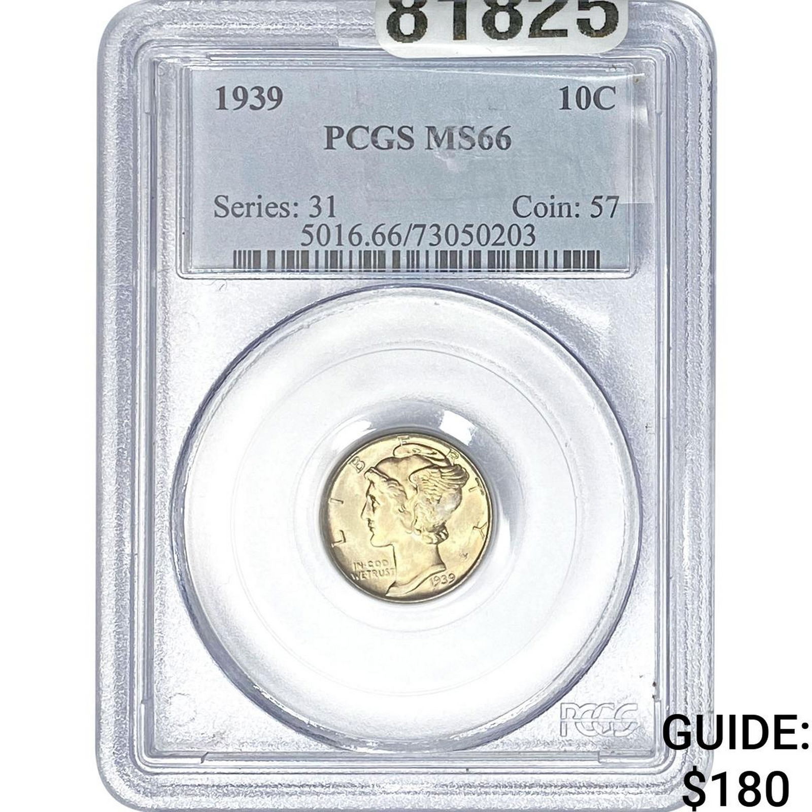 1939 Mercury Silver Dime PCGS MS66 (1 of 2)