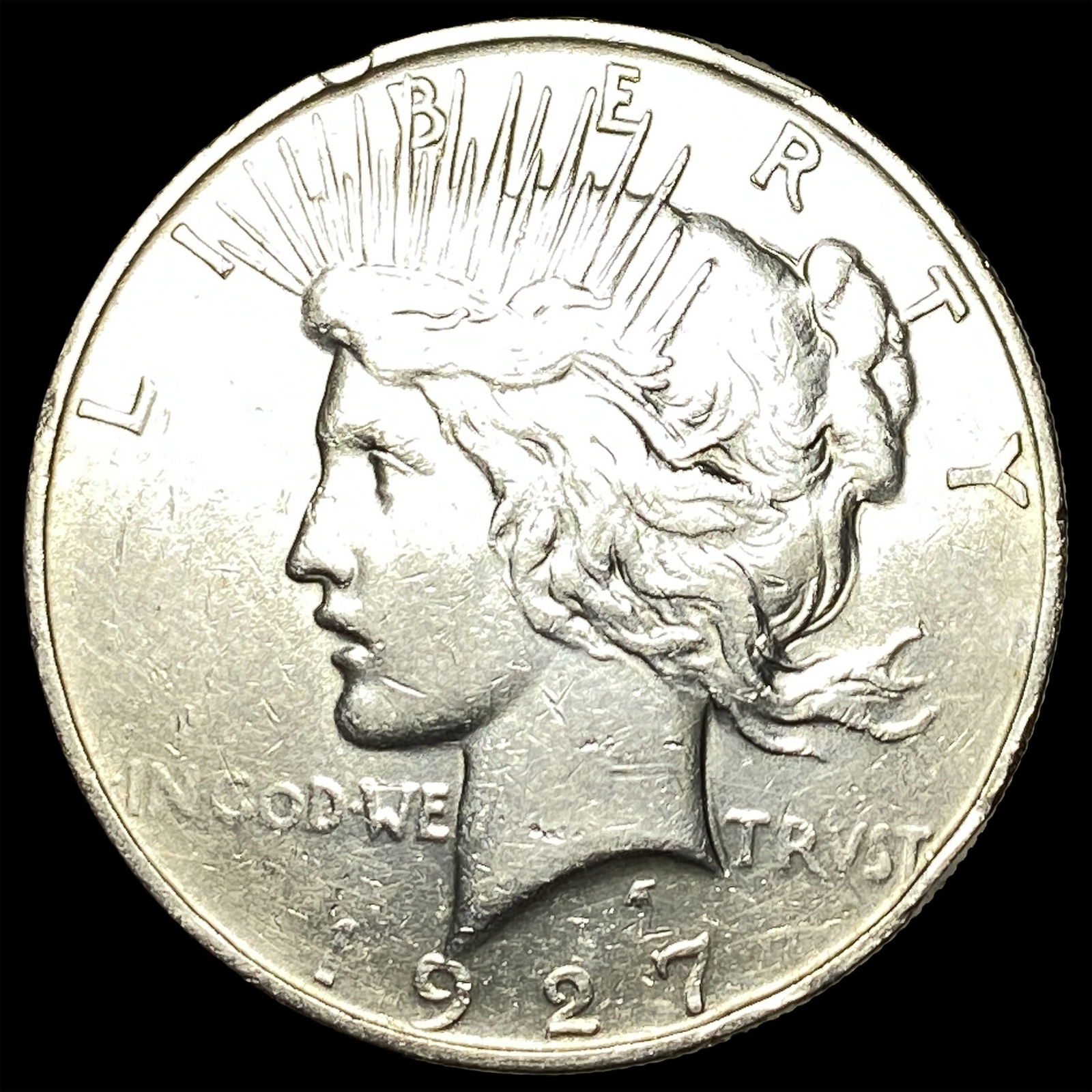 1927 Peace Silver Dollar SUPERB GEM BU (1 of 2)
