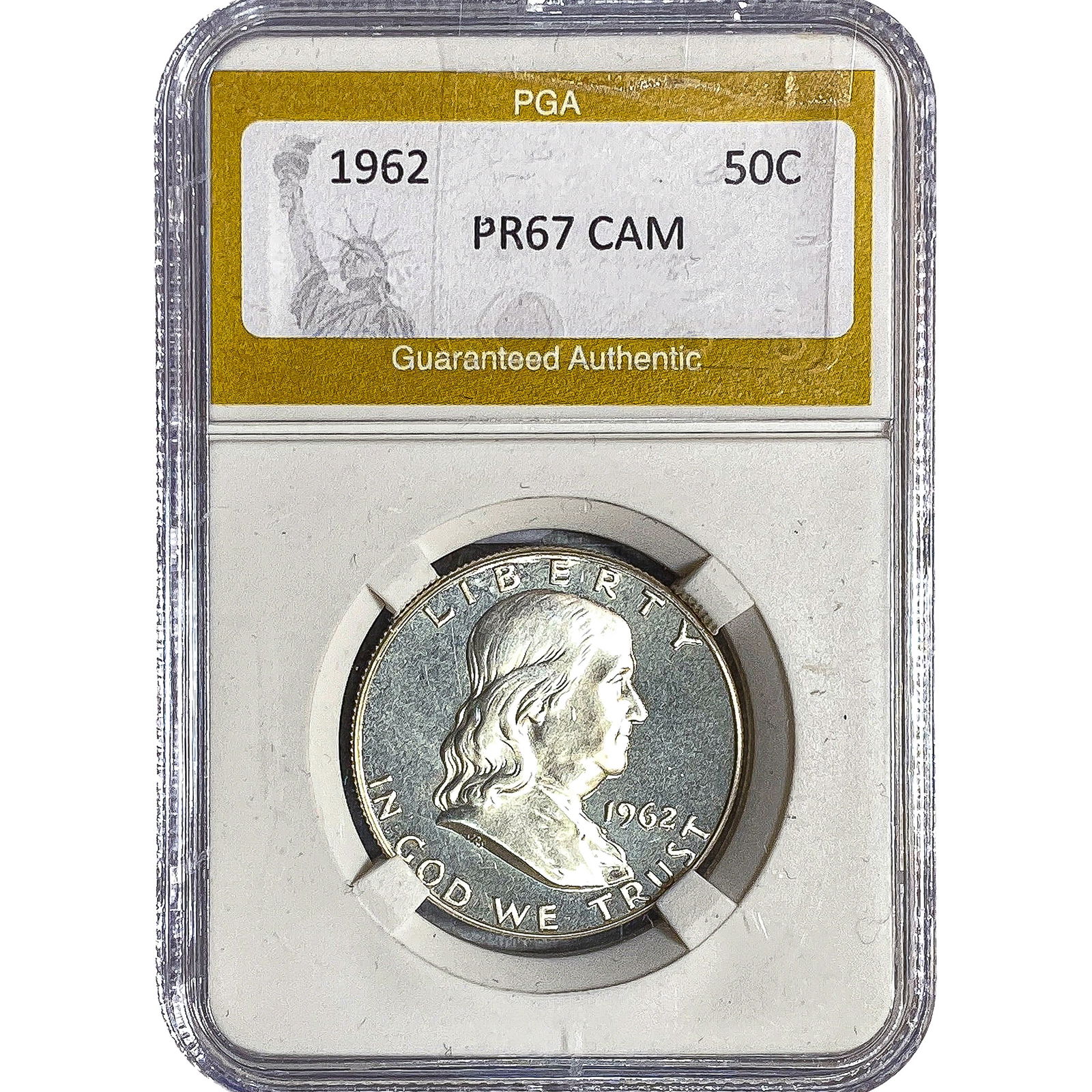 1962 Franklin Half Dollar PGA PR67 CAM (1 of 2)