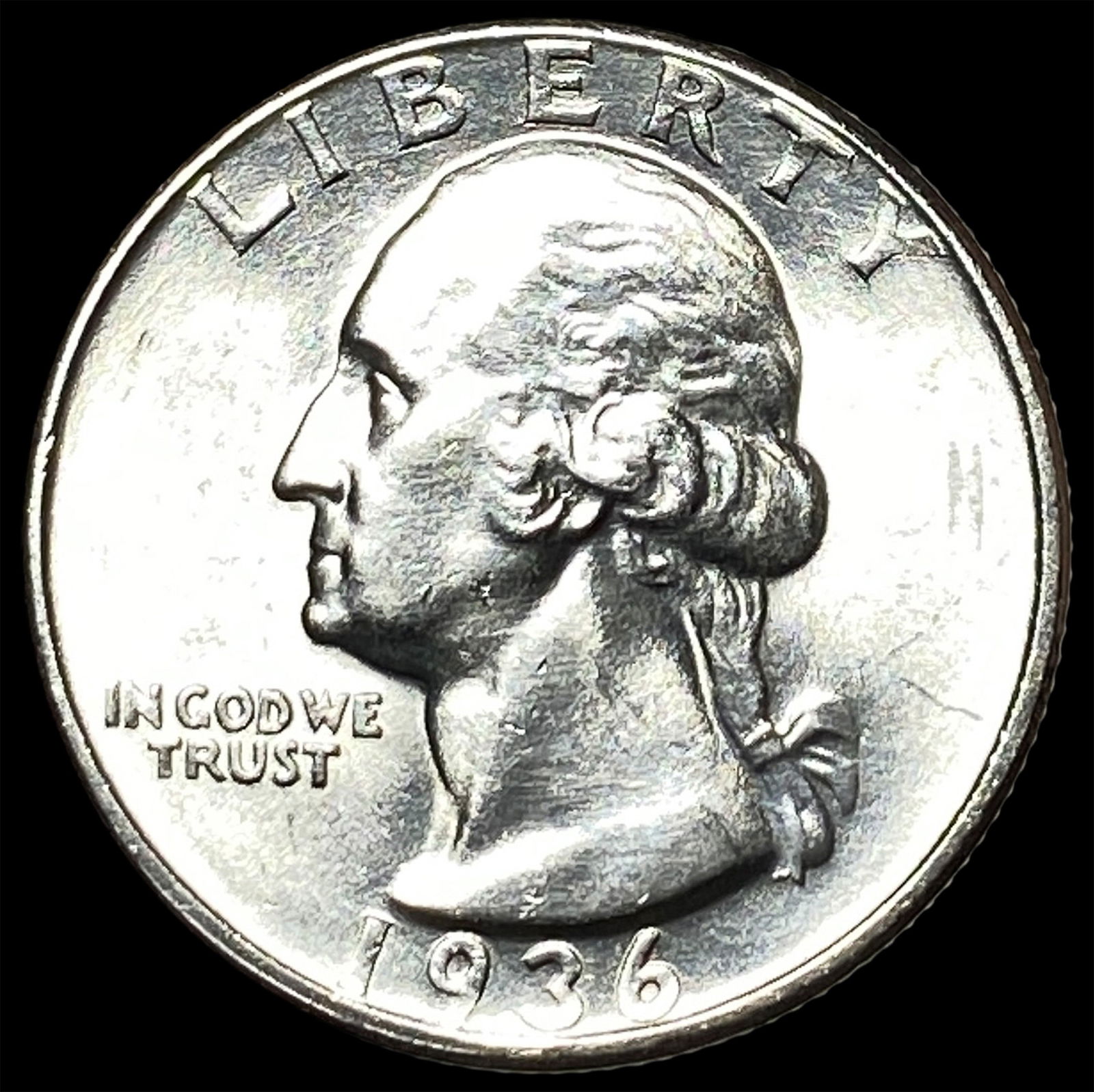 1936-D Silver Washington Quarter UNCIRCULATED (1 of 2)