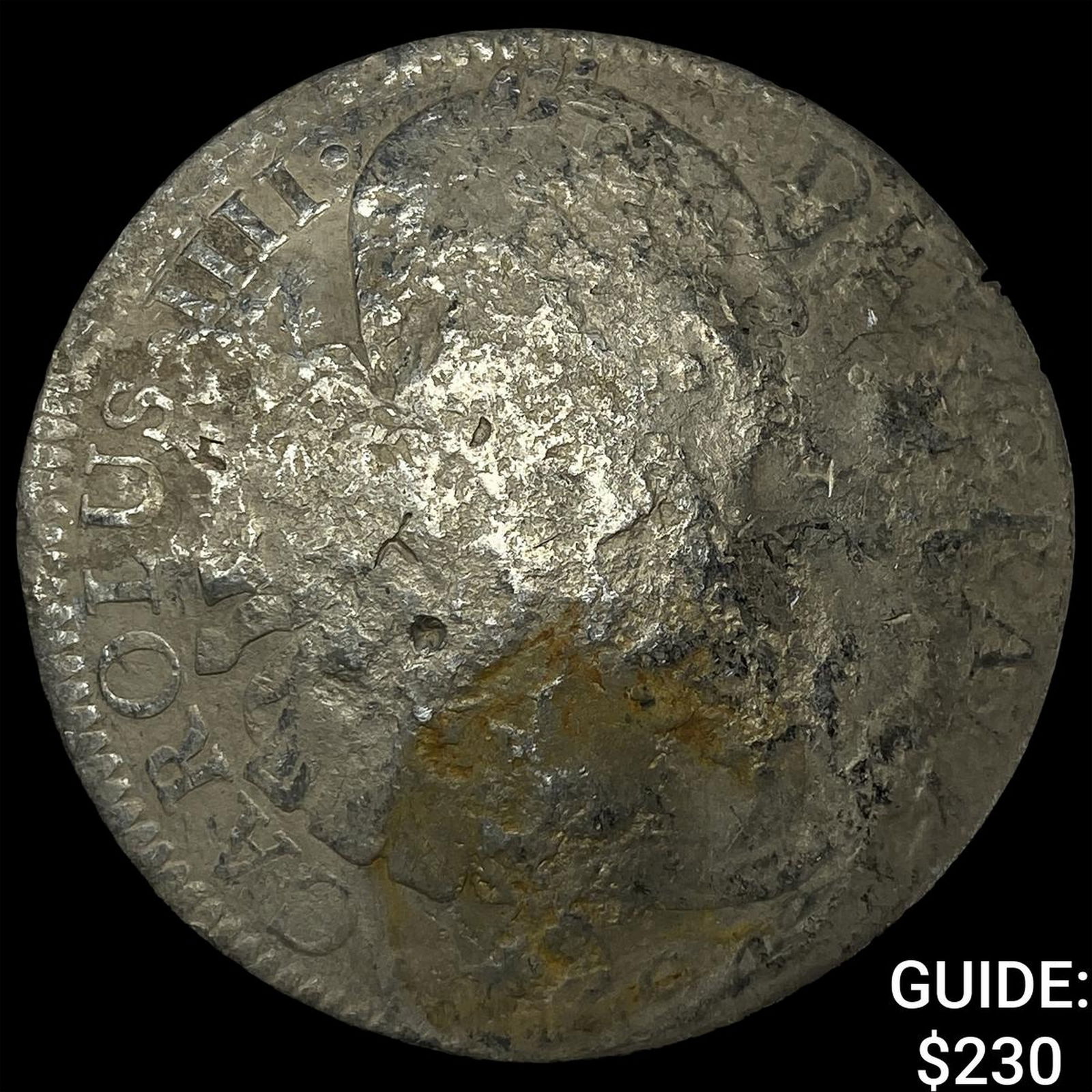 Colonial Spain Silver 8 Reales Punchmarked NEARLY UNCIRCULATED: Colonial Spain Silver 8 Reales Punchmarked NEARLY UNCIRCULATED