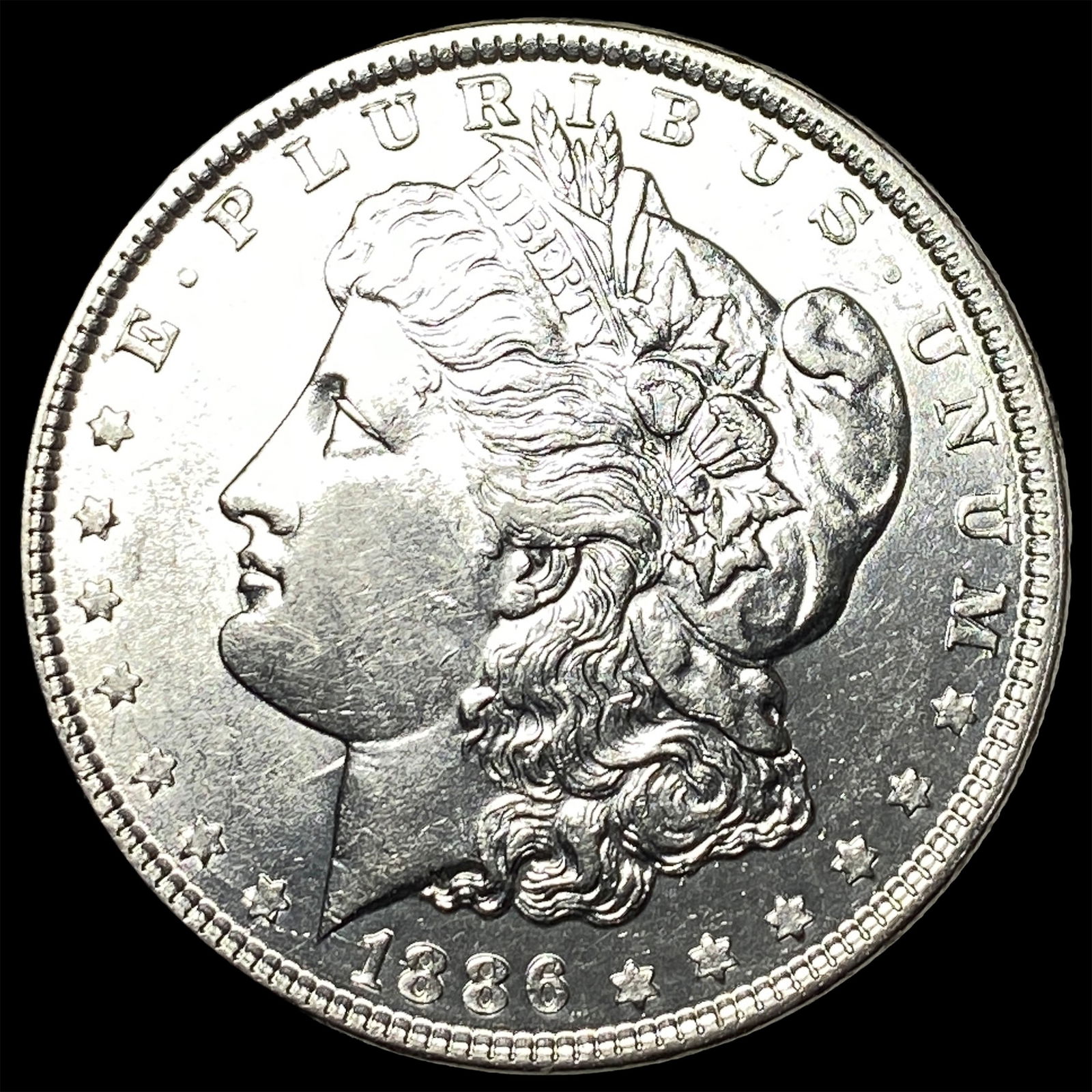 1886 Silver Morgan Dollar UNCIRCULATED: 1886 Silver Morgan Dollar UNCIRCULATED