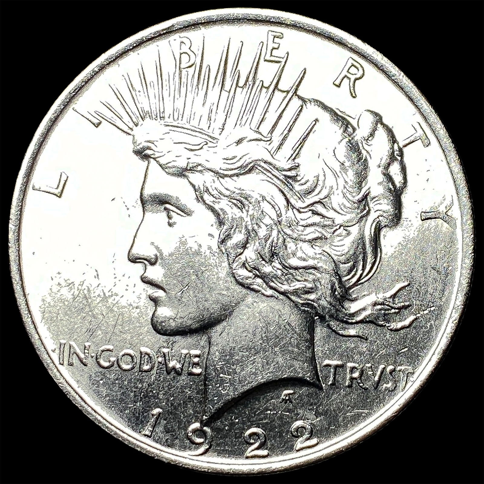 1922 Silver Peace Dollar UNCIRCULATED: 1922 Silver Peace Dollar UNCIRCULATED