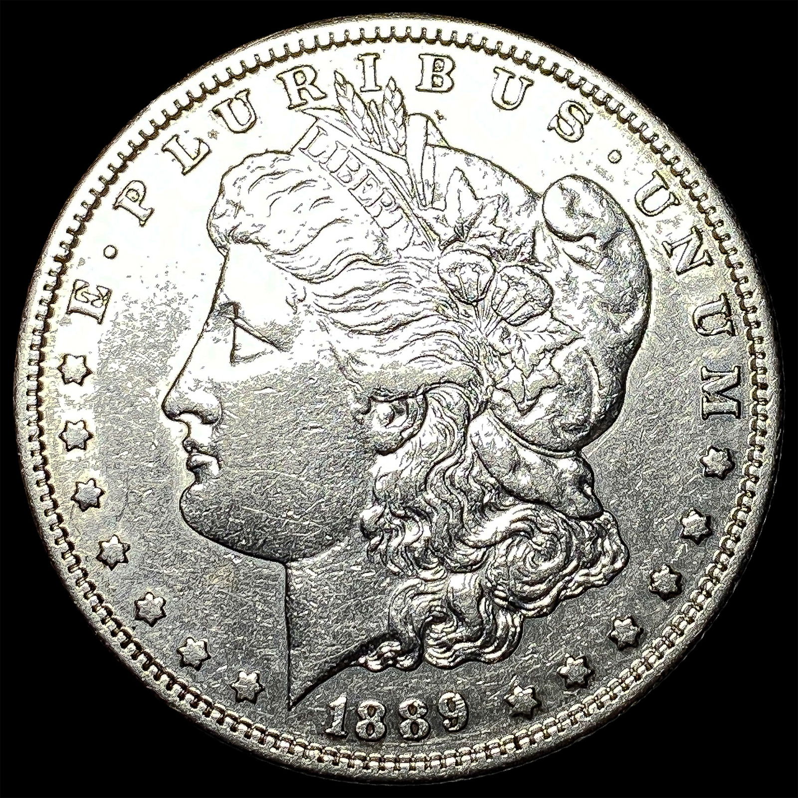 1889-S Silver Morgan Dollar CLOSELY UNCIRCULATED (1 of 2)