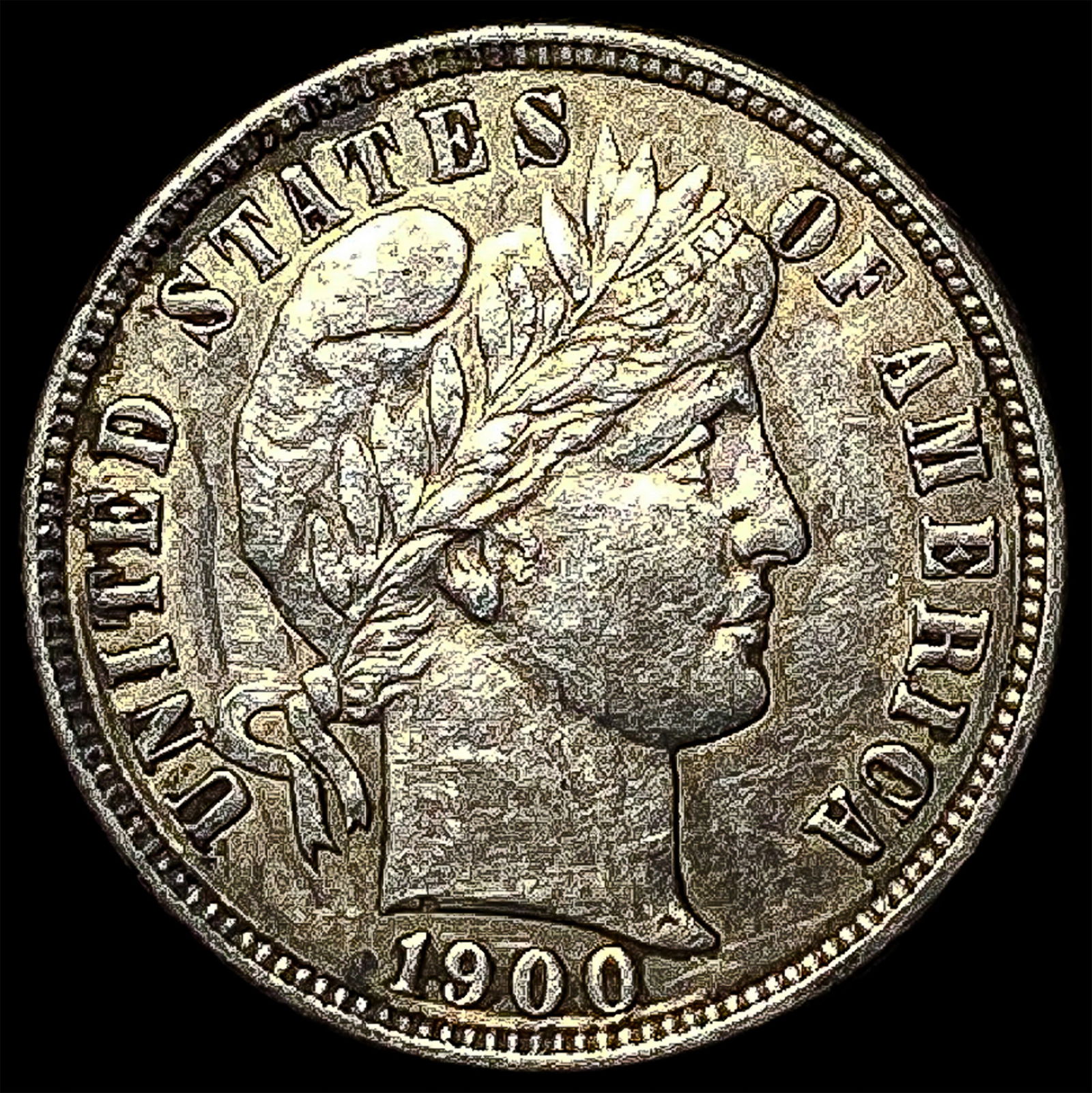 1900 Barber Dime CLOSELY UNCIRCULATED (1 of 2)