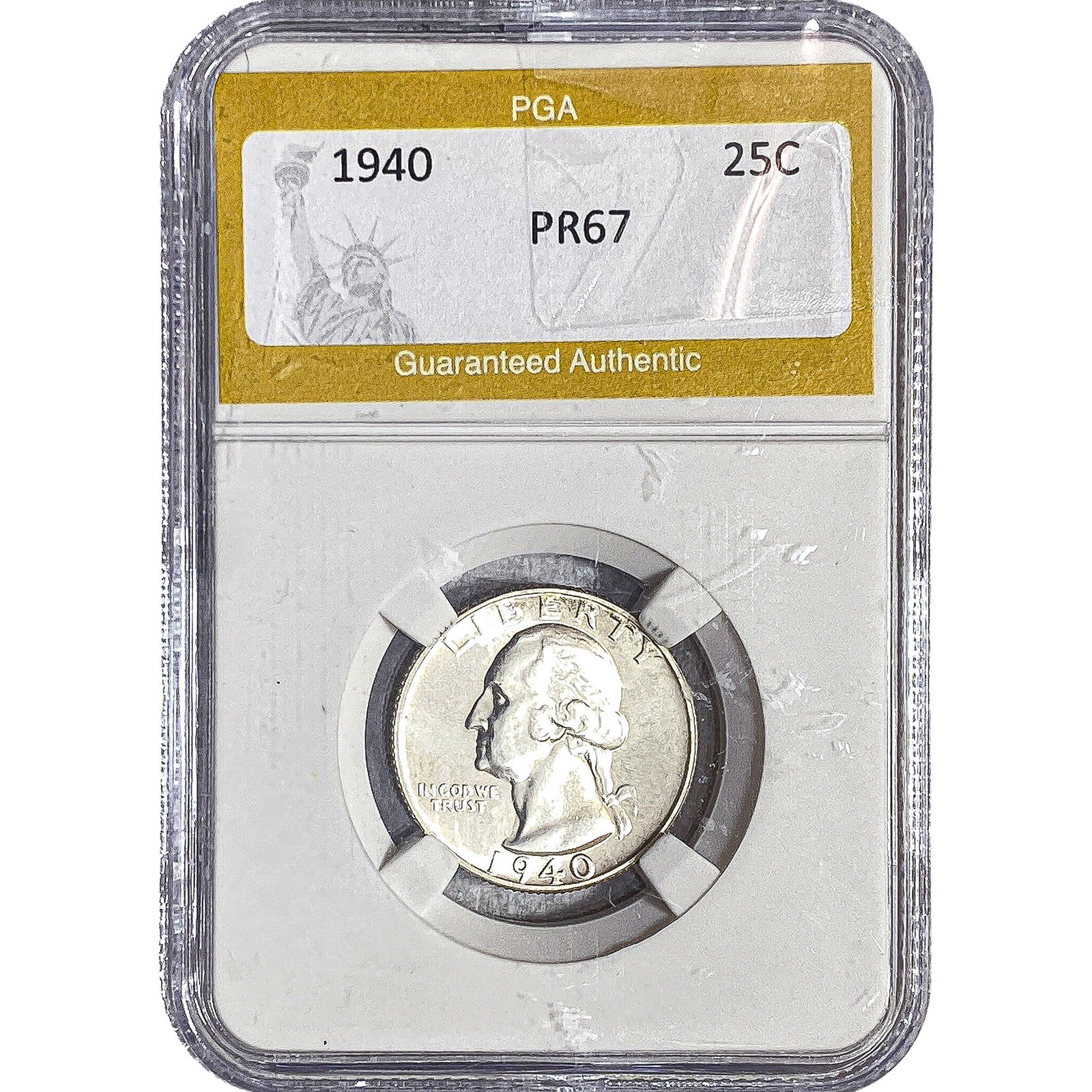 1940 Washington Silver Quarter PGA PR67: 1940 Washington Silver Quarter PGA PR67