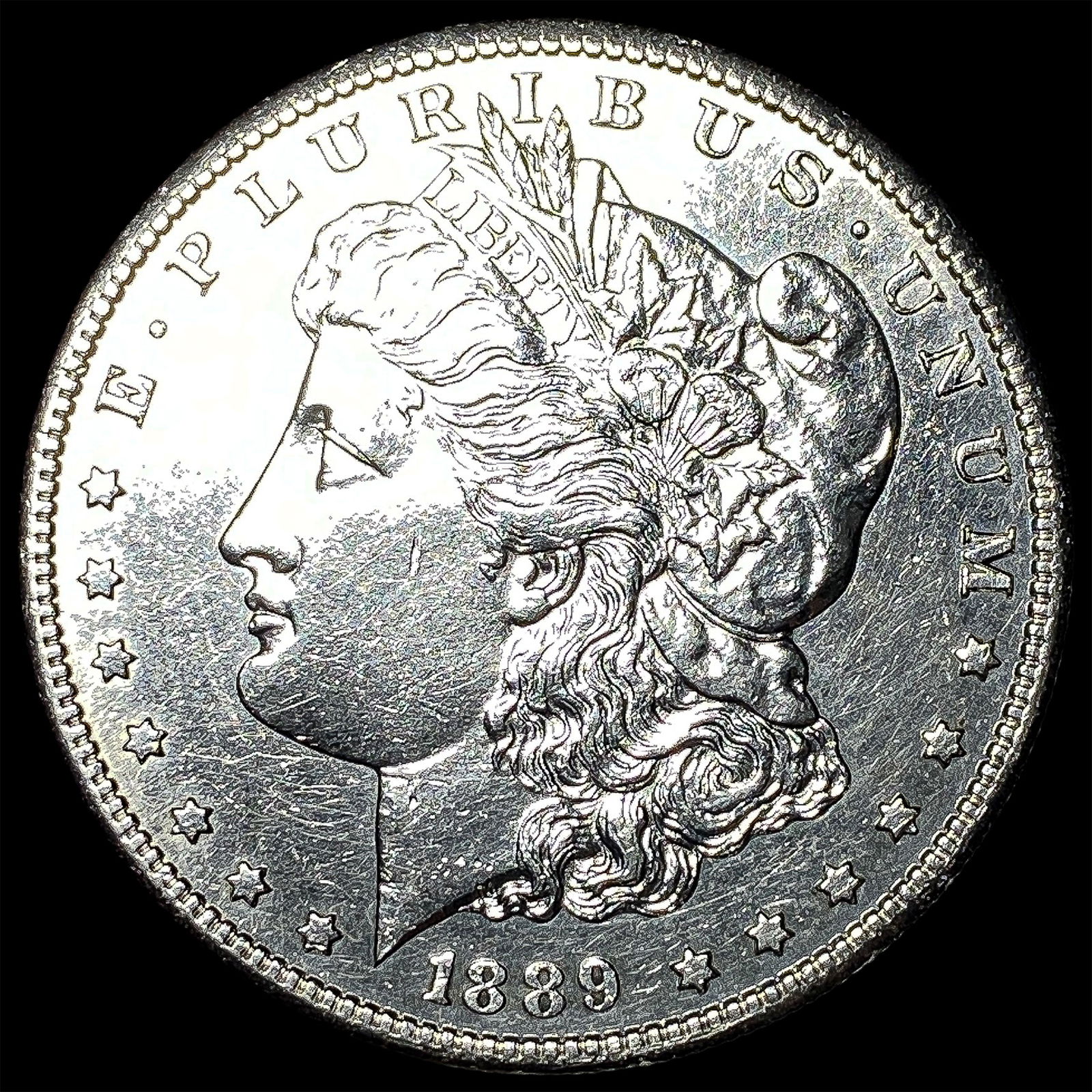 1889 Morgan Silver Dollar CLOSELY UNCIRCULATED: 1889 Morgan Silver Dollar CLOSELY UNCIRCULATED