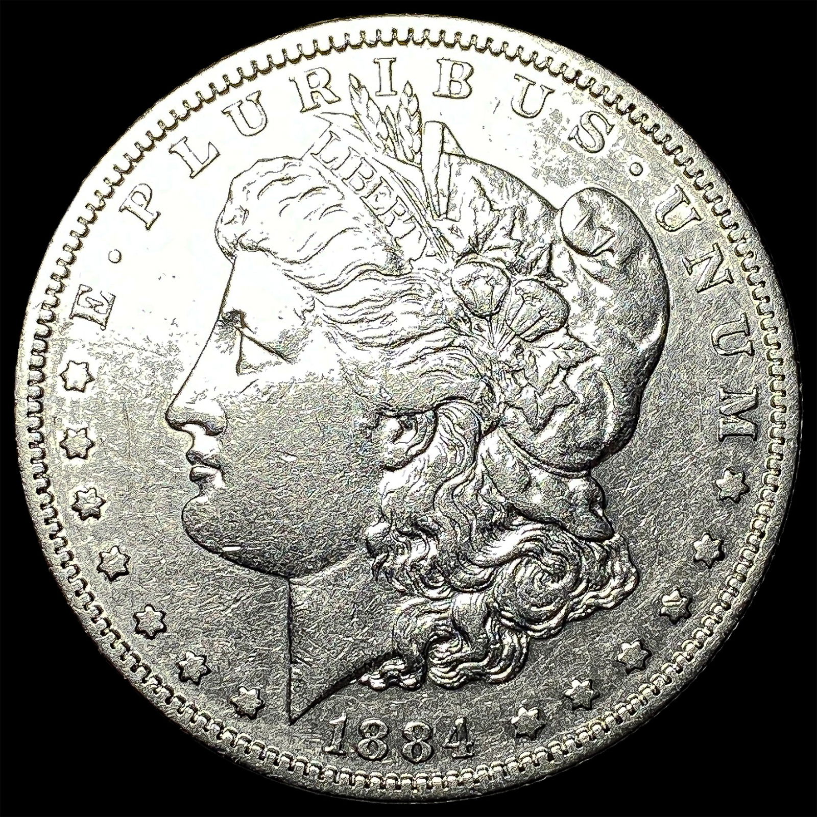 1884-S Silver Morgan Dollar NEARLY UNCIRCULATED: 1884-S Silver Morgan Dollar NEARLY UNCIRCULATED