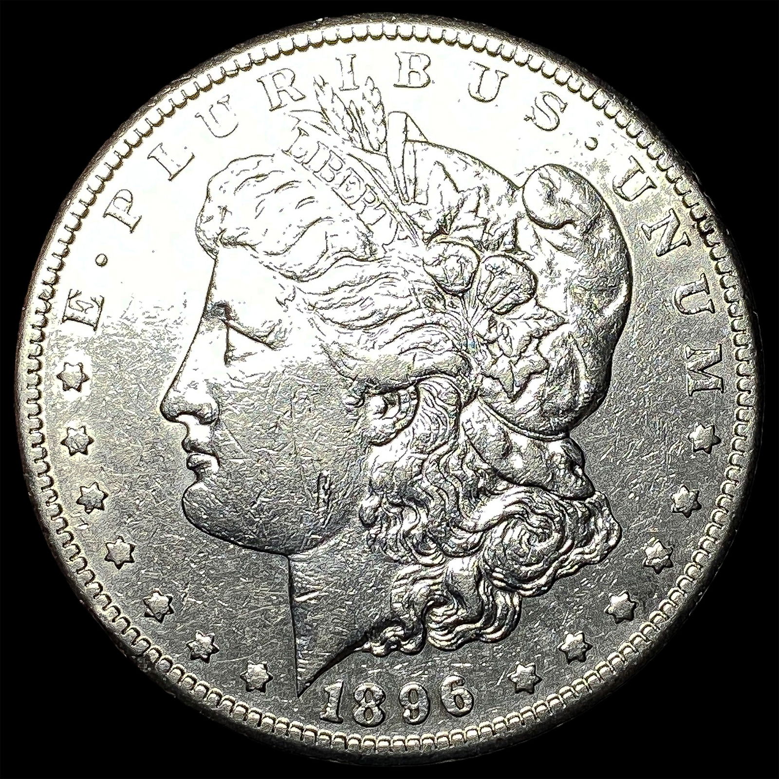 1896-S Silver Morgan Dollar CLOSELY UNCIRCULATED: 1896-S Silver Morgan Dollar CLOSELY UNCIRCULATED