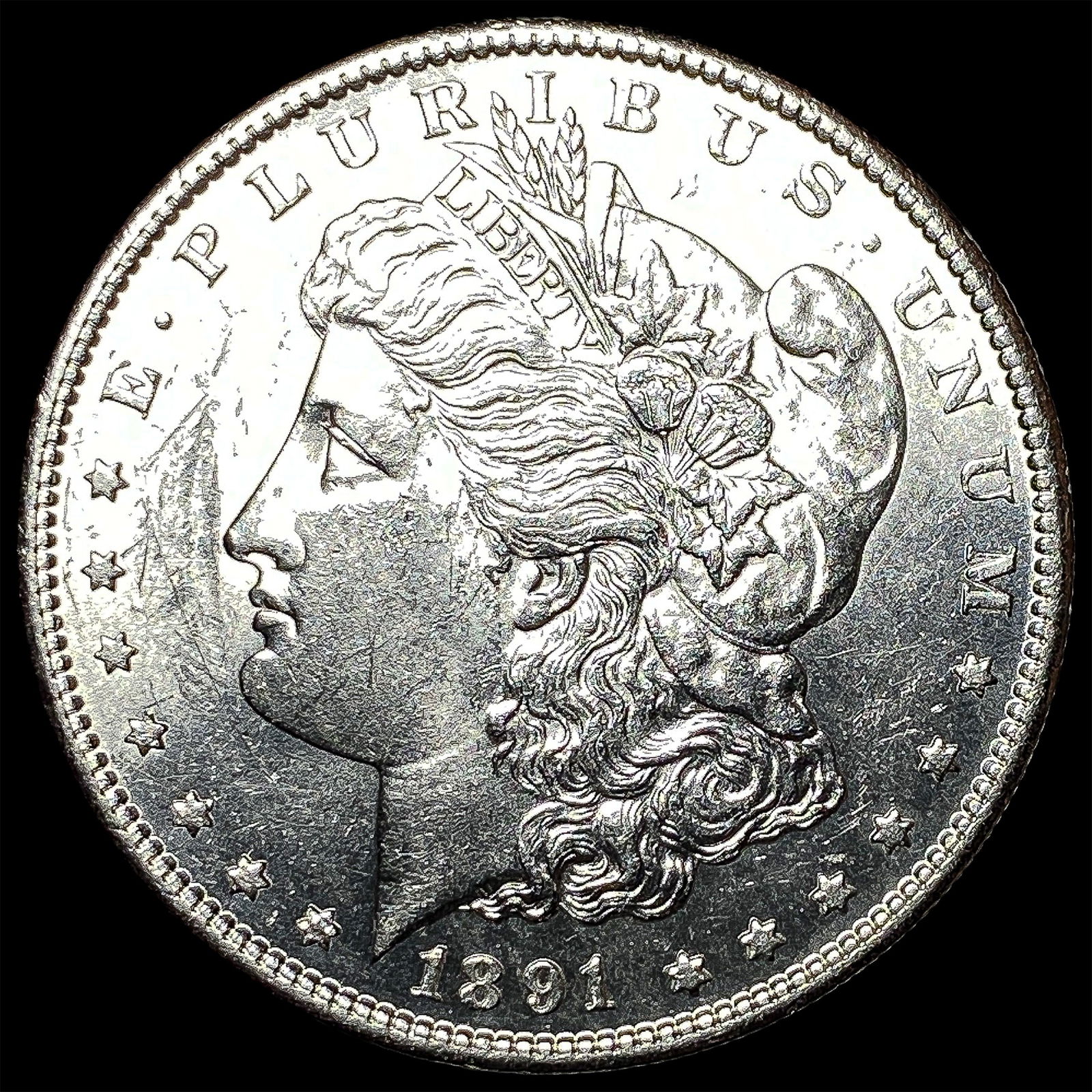 1891-S Silver Morgan Dollar UNCIRCULATED: 1891-S Silver Morgan Dollar UNCIRCULATED
