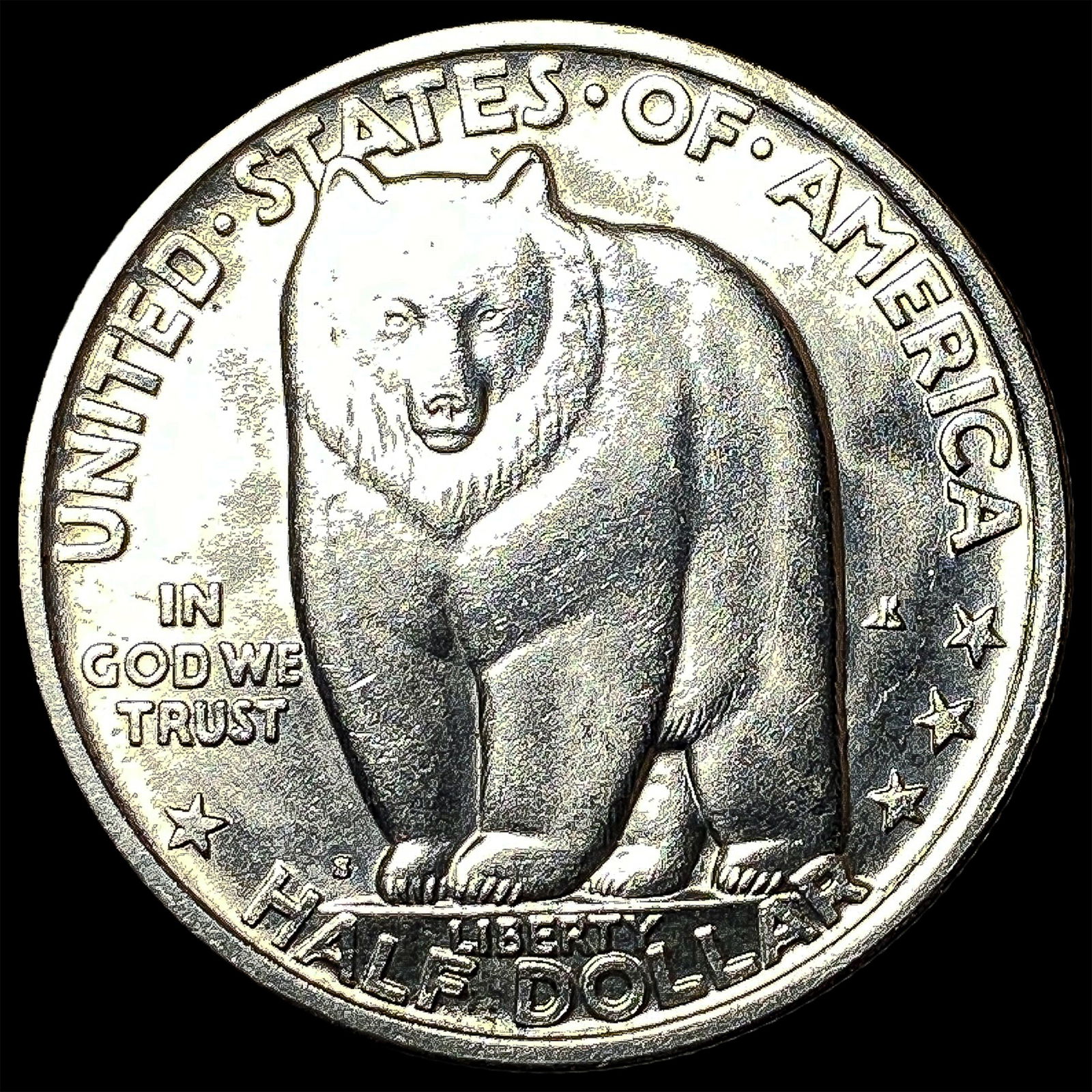 1936-S Silver Bay Bridge Half Dollar UNCIRCULATED: 1936-S Silver Bay Bridge Half Dollar UNCIRCULATED