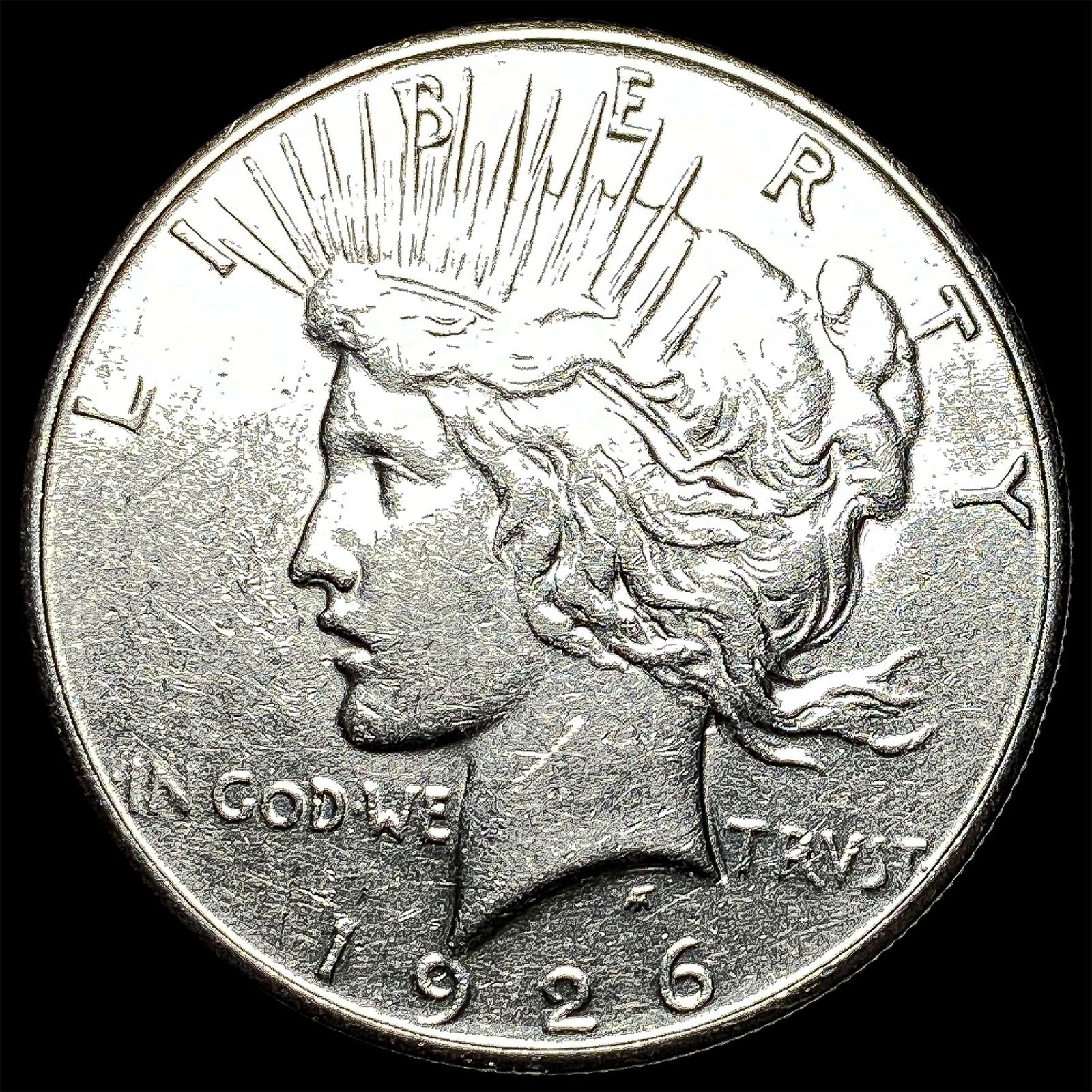 1926-S Silver Peace Dollar UNCIRCULATED: 1926-S Silver Peace Dollar UNCIRCULATED