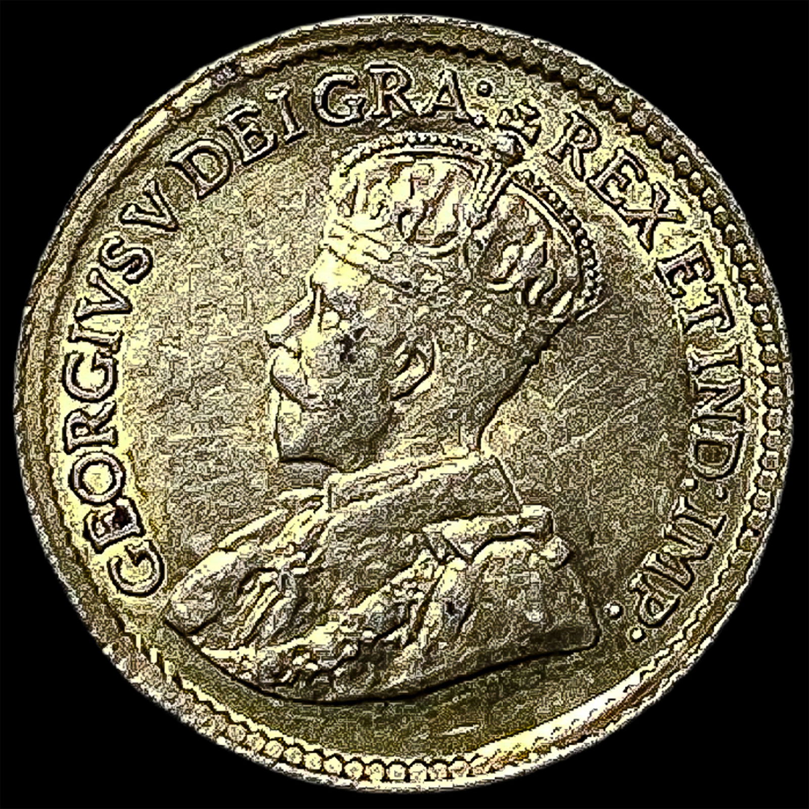 1919 Canada Silver 5 Cents UNCIRCULATED: 1919 Canada Silver 5 Cents UNCIRCULATED