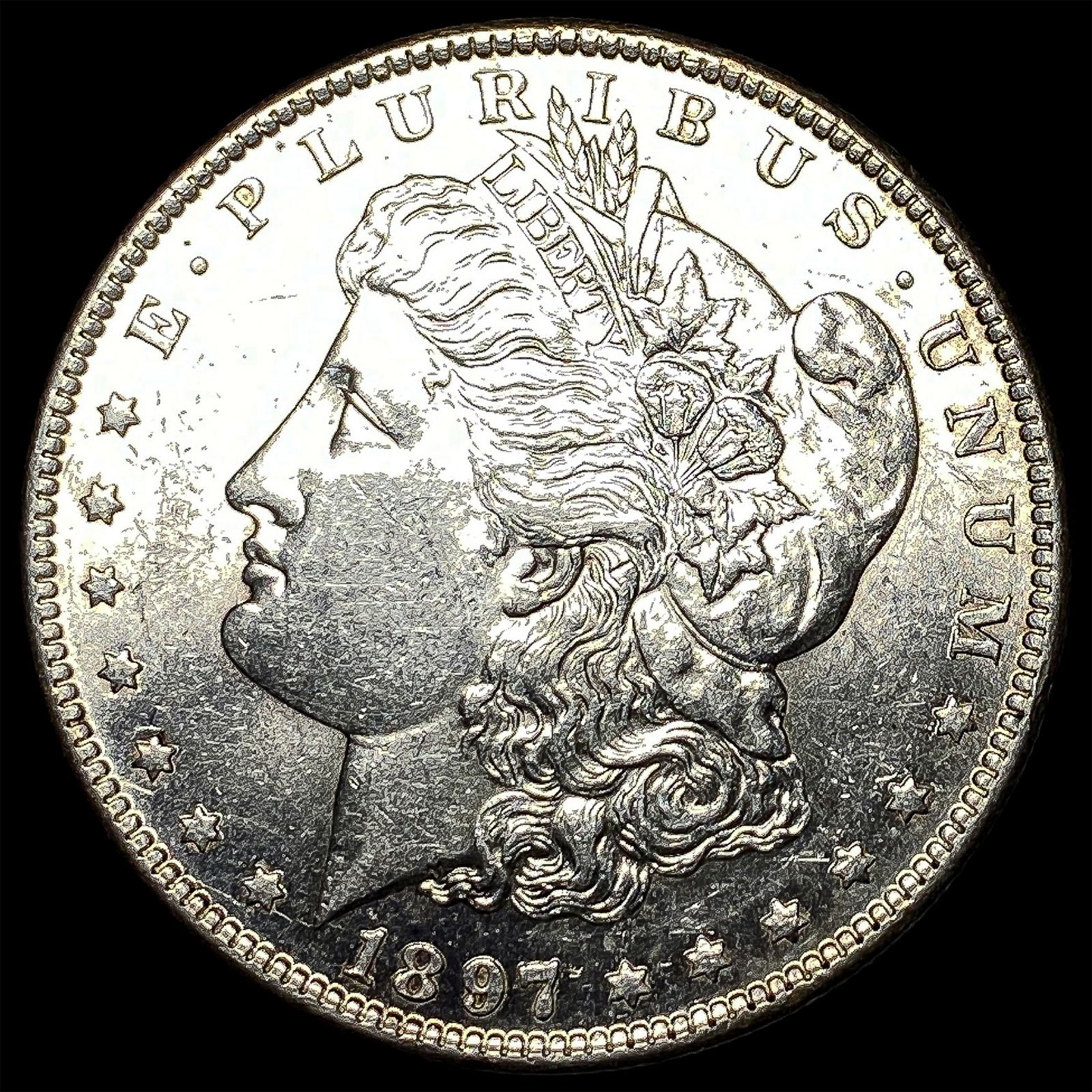 1897 Morgan Silver Dollar UNCIRCULATED: 1897 Morgan Silver Dollar UNCIRCULATED
