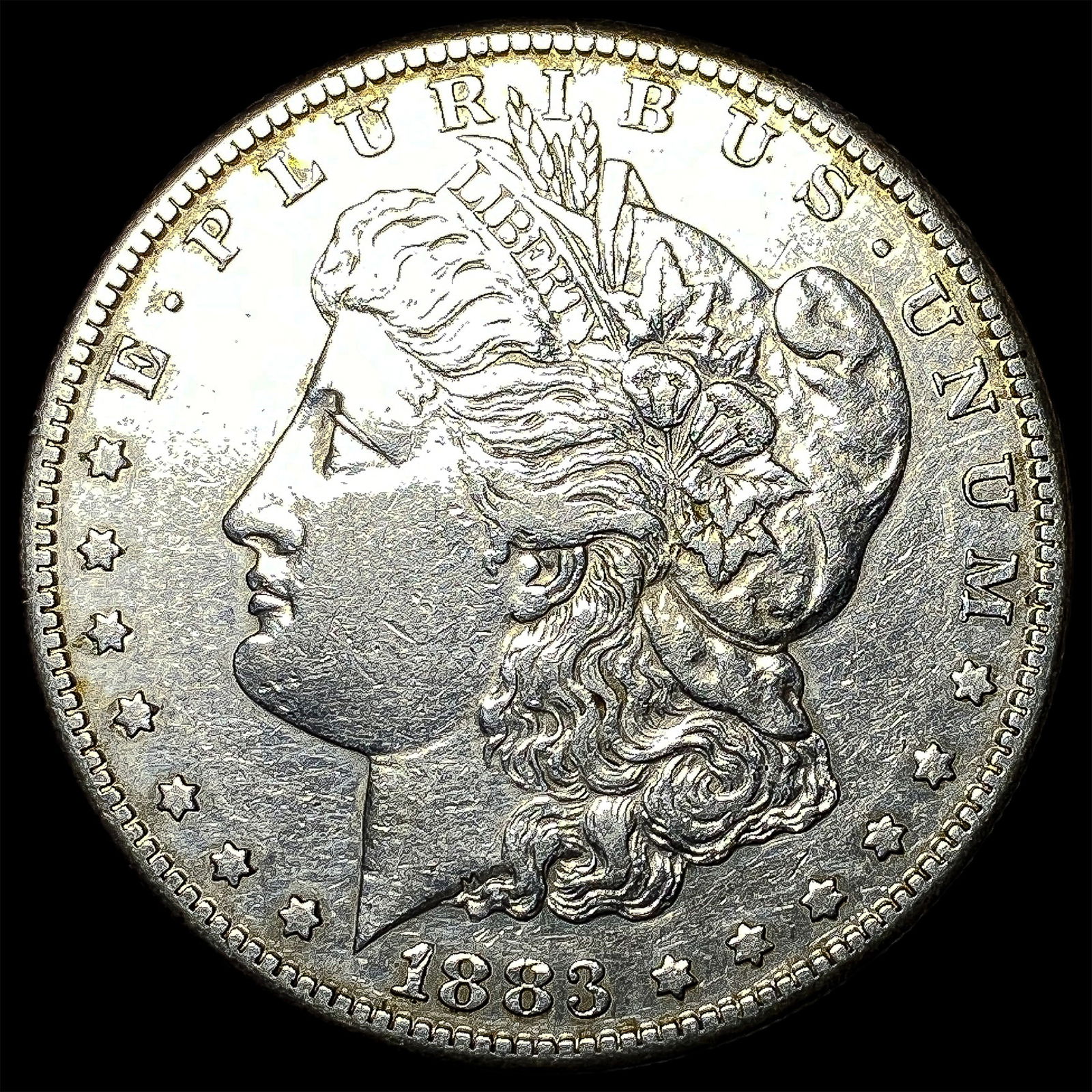1883-S Silver Morgan Dollar CLOSELY UNCIRCULATED: 1883-S Silver Morgan Dollar CLOSELY UNCIRCULATED
