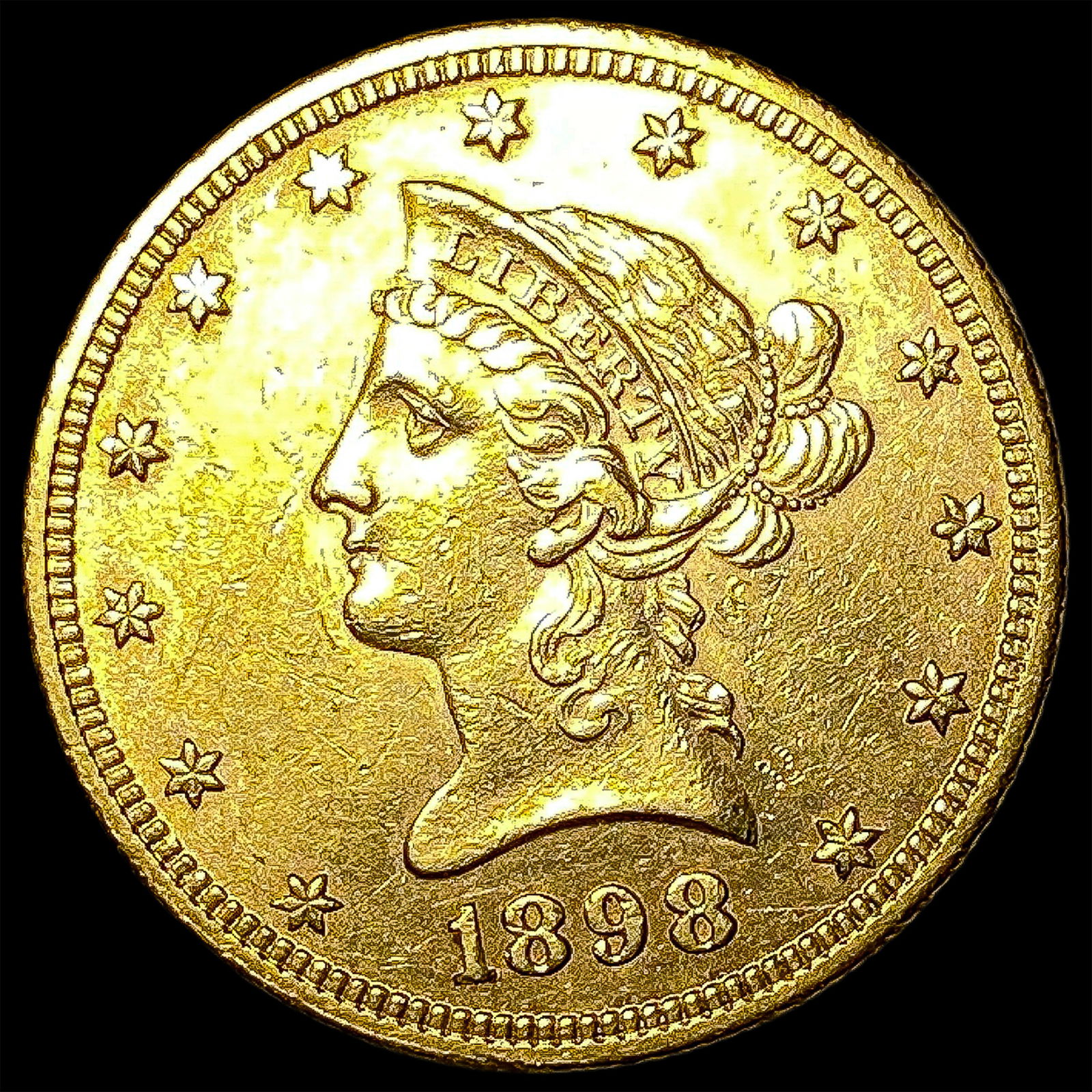 1898 Liberty Head $10 Eagle UNCIRCULATED (1 of 2)
