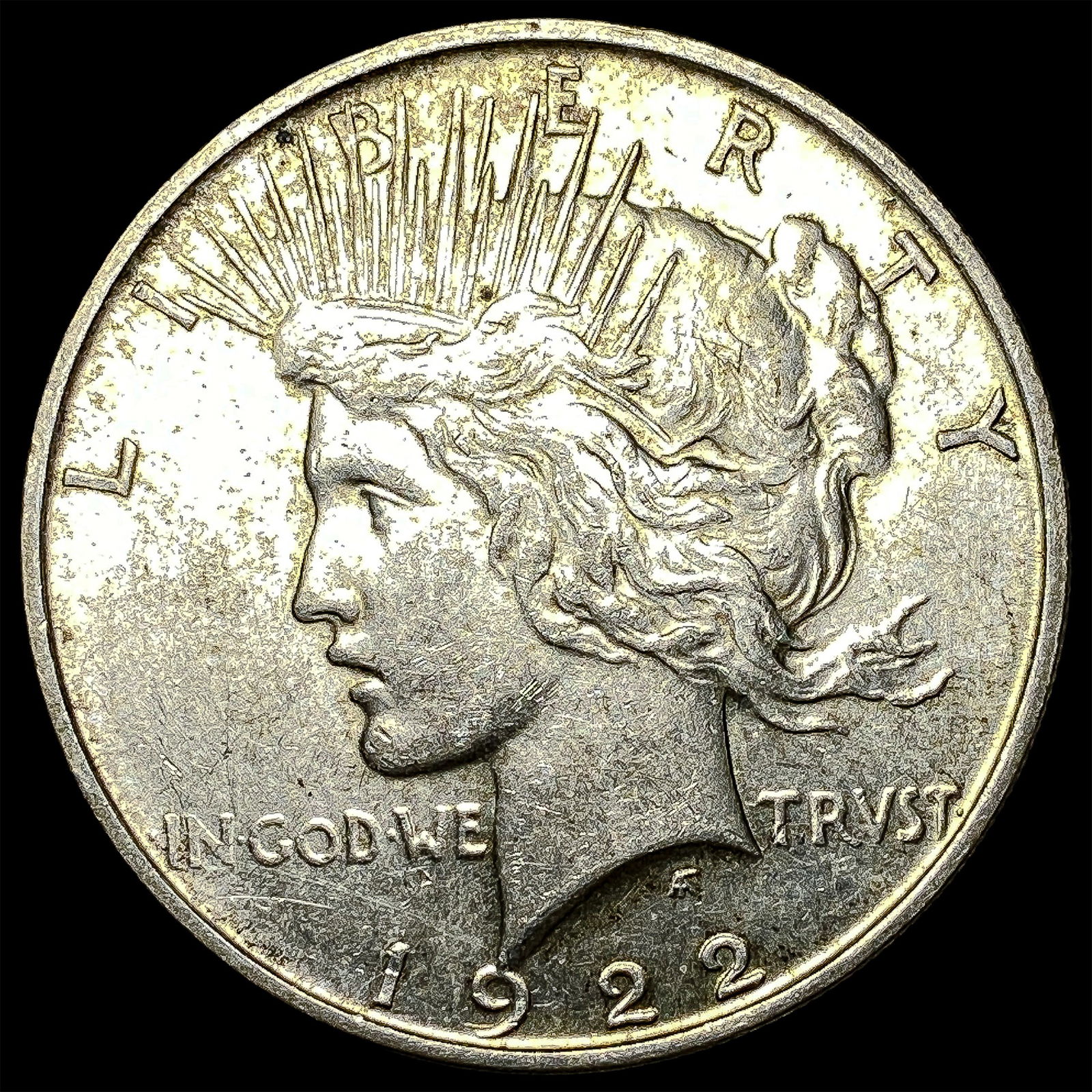 1922 Silver Peace Dollar CHOICE BU (1 of 2)