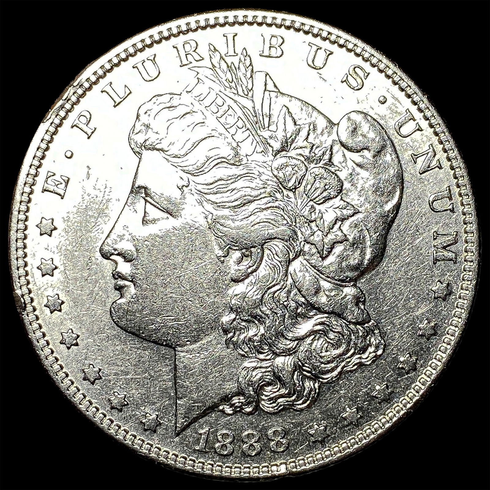 1888 Morgan Silver Dollar CLOSELY UNCIRCULATED (1 of 2)