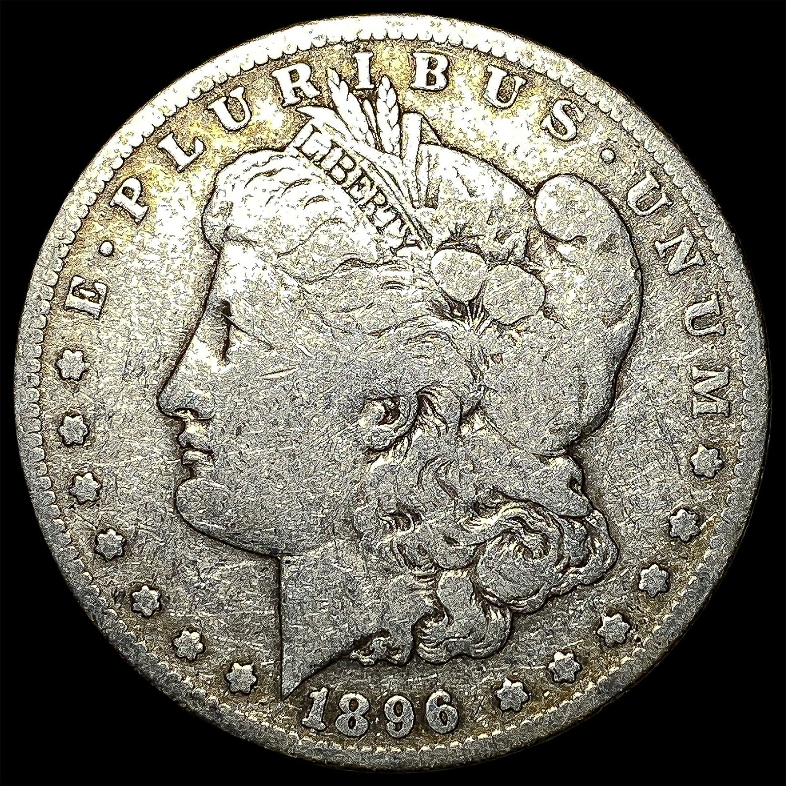 1896 Morgan Silver Dollar NICELY CIRCULATED: 1896 Morgan Silver Dollar NICELY CIRCULATED