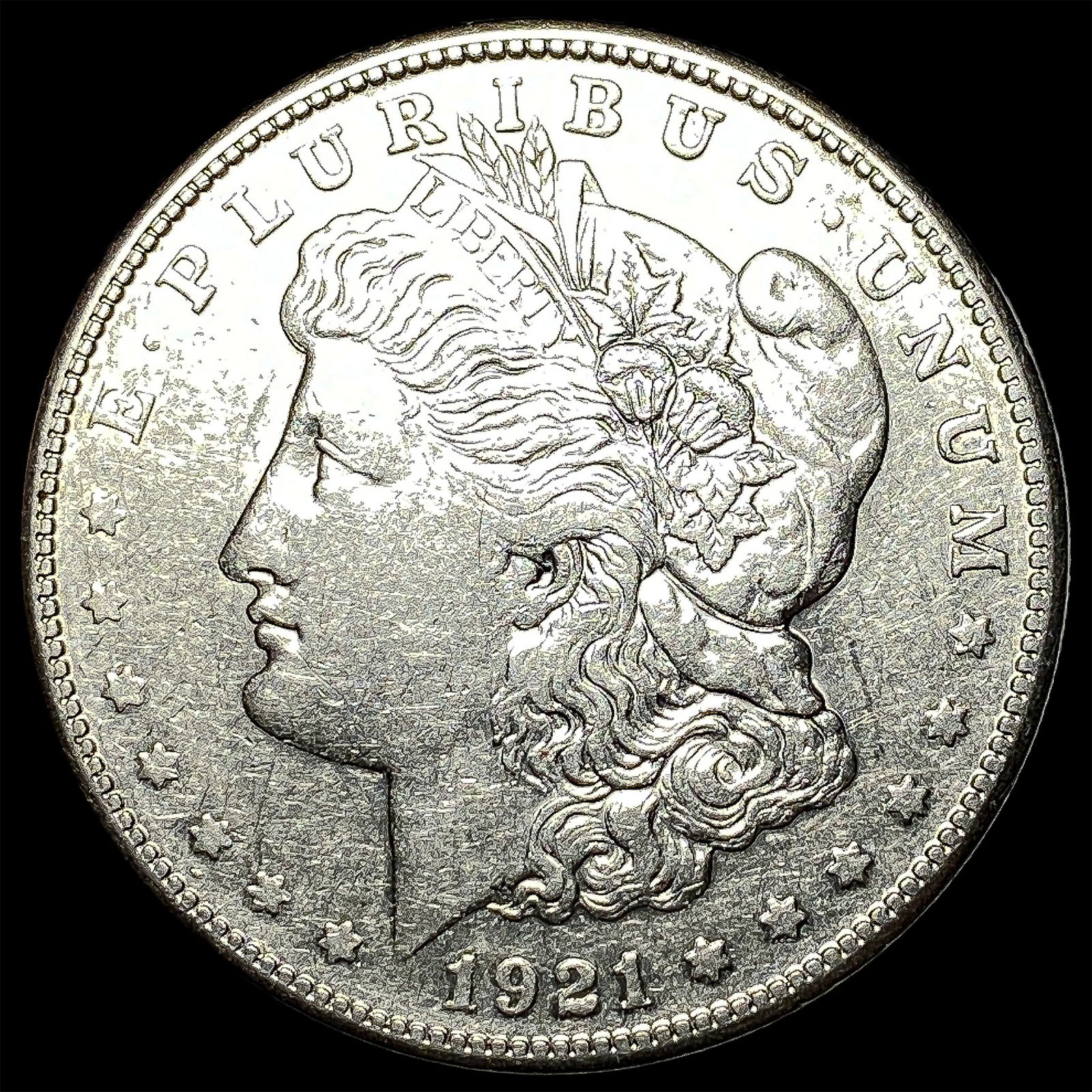1921-S Silver Morgan Dollar CLOSELY UNCIRCULATED: 1921-S Silver Morgan Dollar CLOSELY UNCIRCULATED